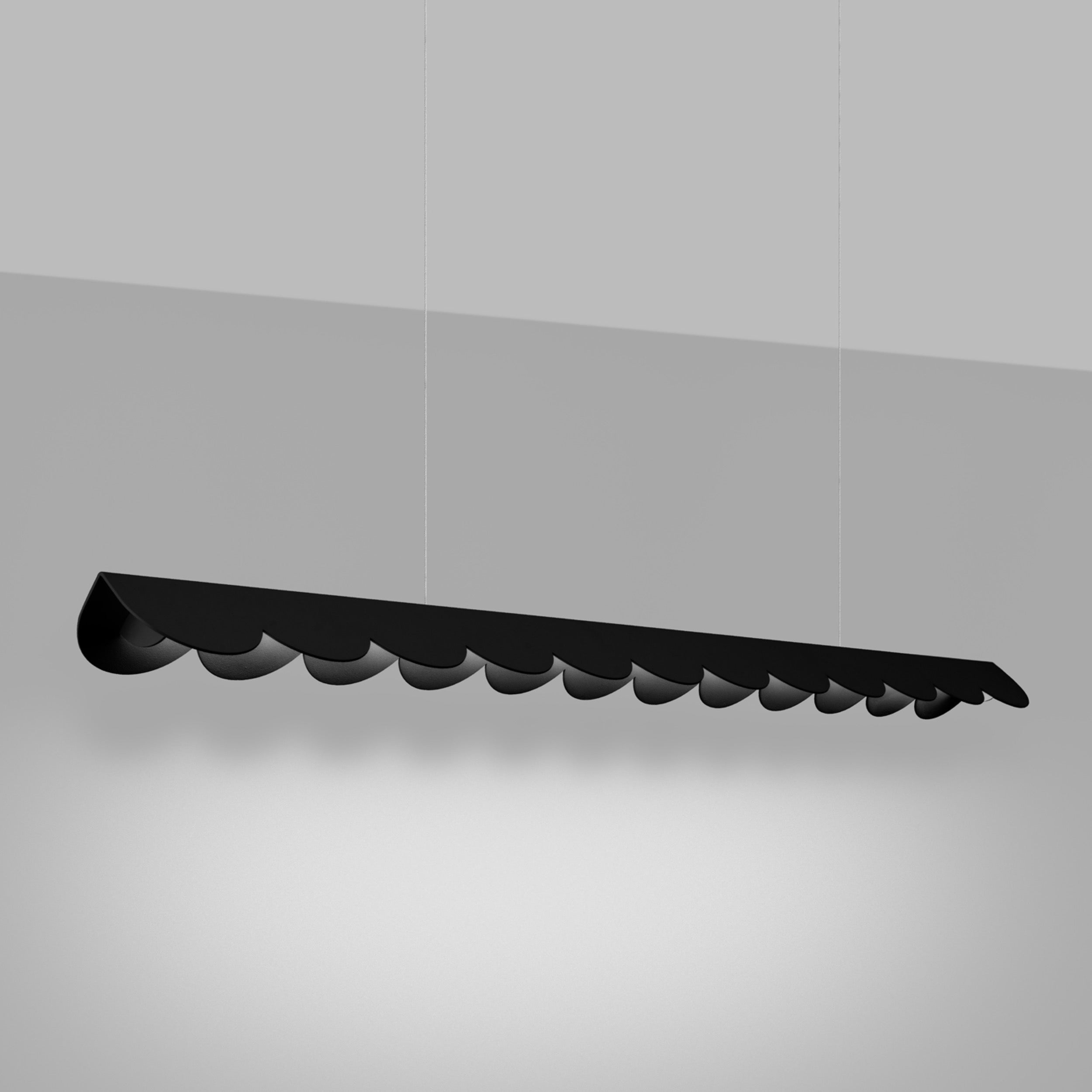 Lampa wisząca Biscuit czarna LED barwa neutralna