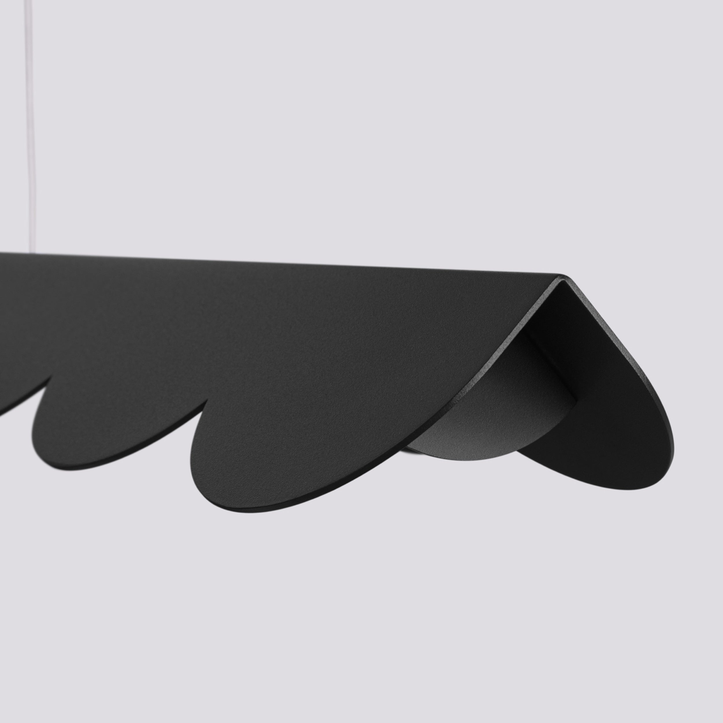 Lampa wisząca Biscuit czarna LED barwa neutralna