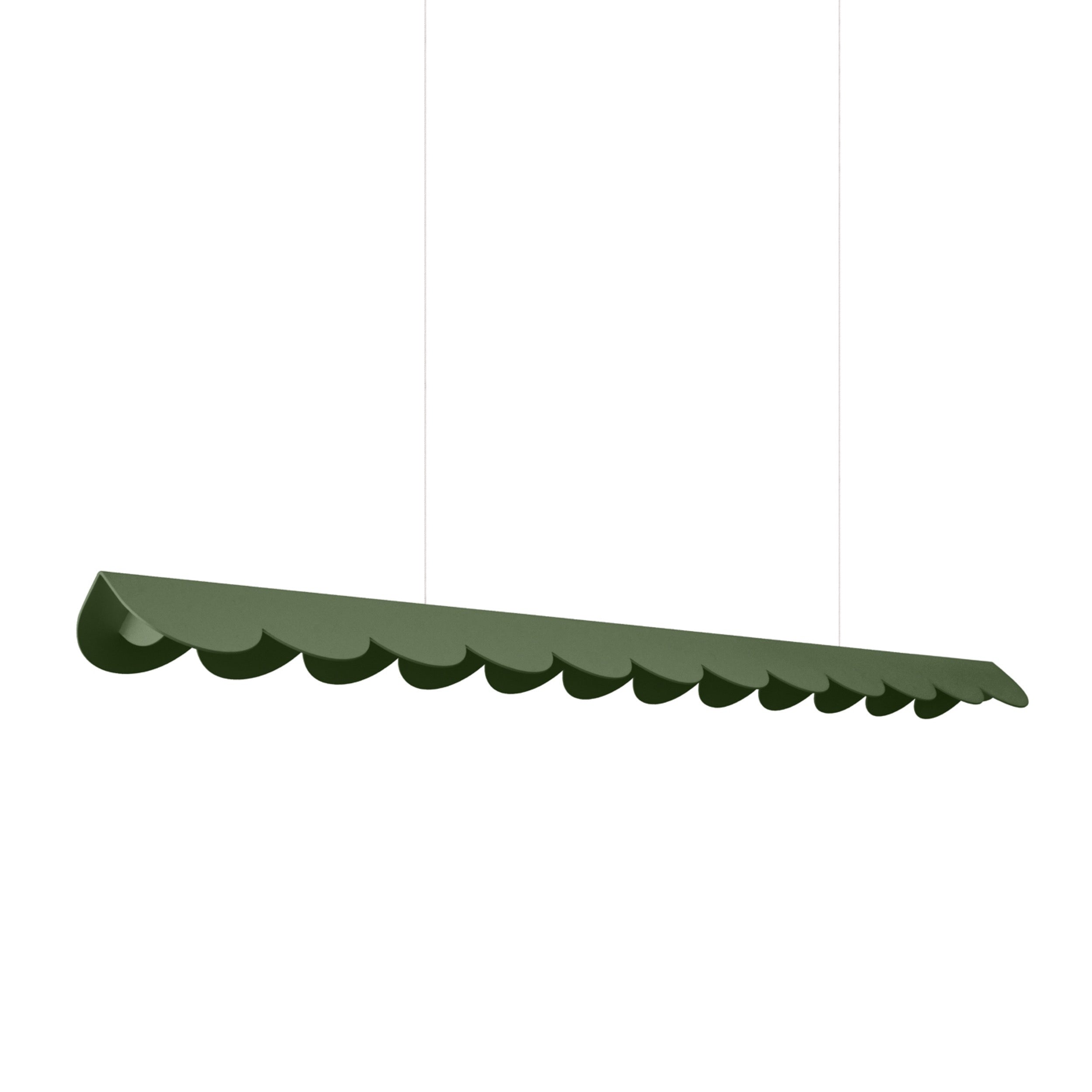 Lampa wisząca Biscuit zielona oliwka LED barwa neutralna