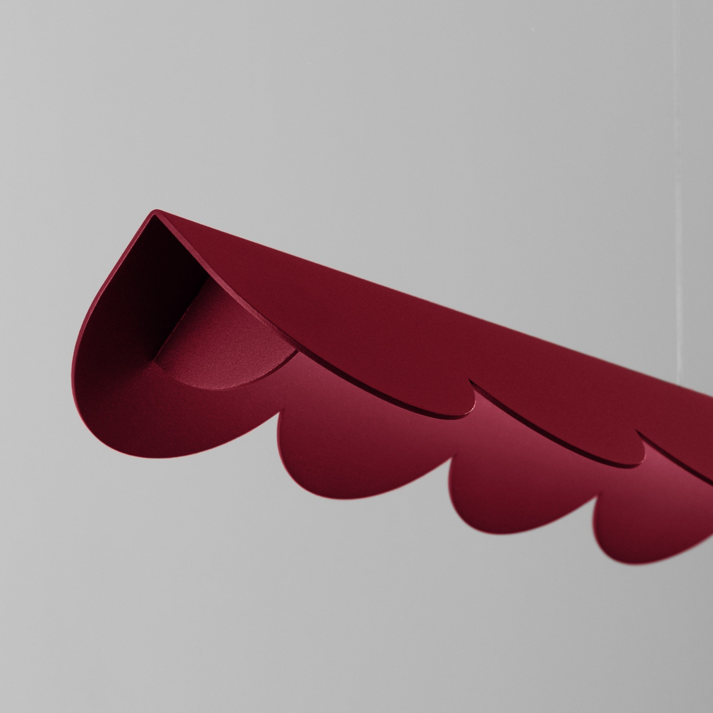 Lampa wisząca Biscuit burgund LED barwa neutralna