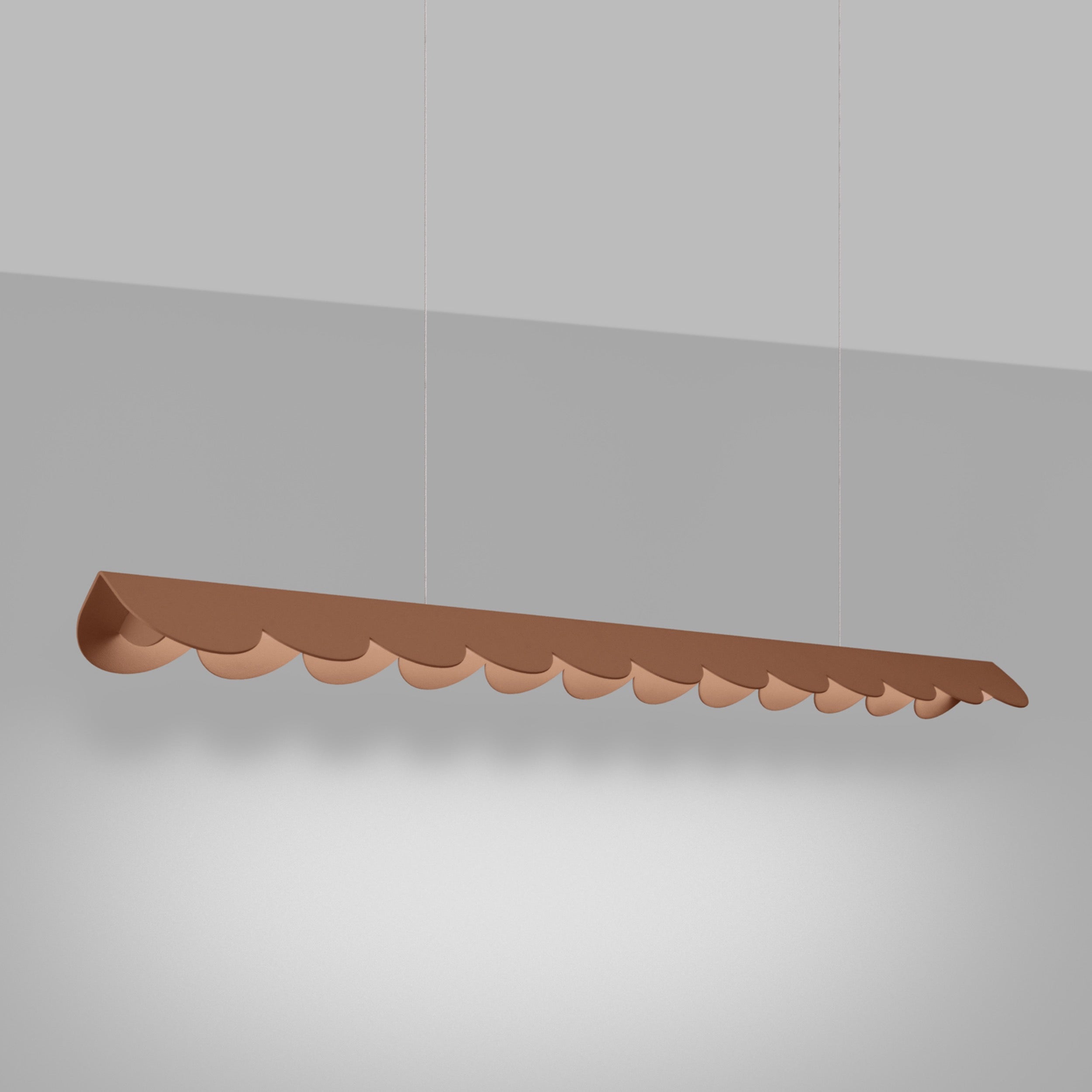Lampa wisząca Biscuit mocca LED barwa neutralna