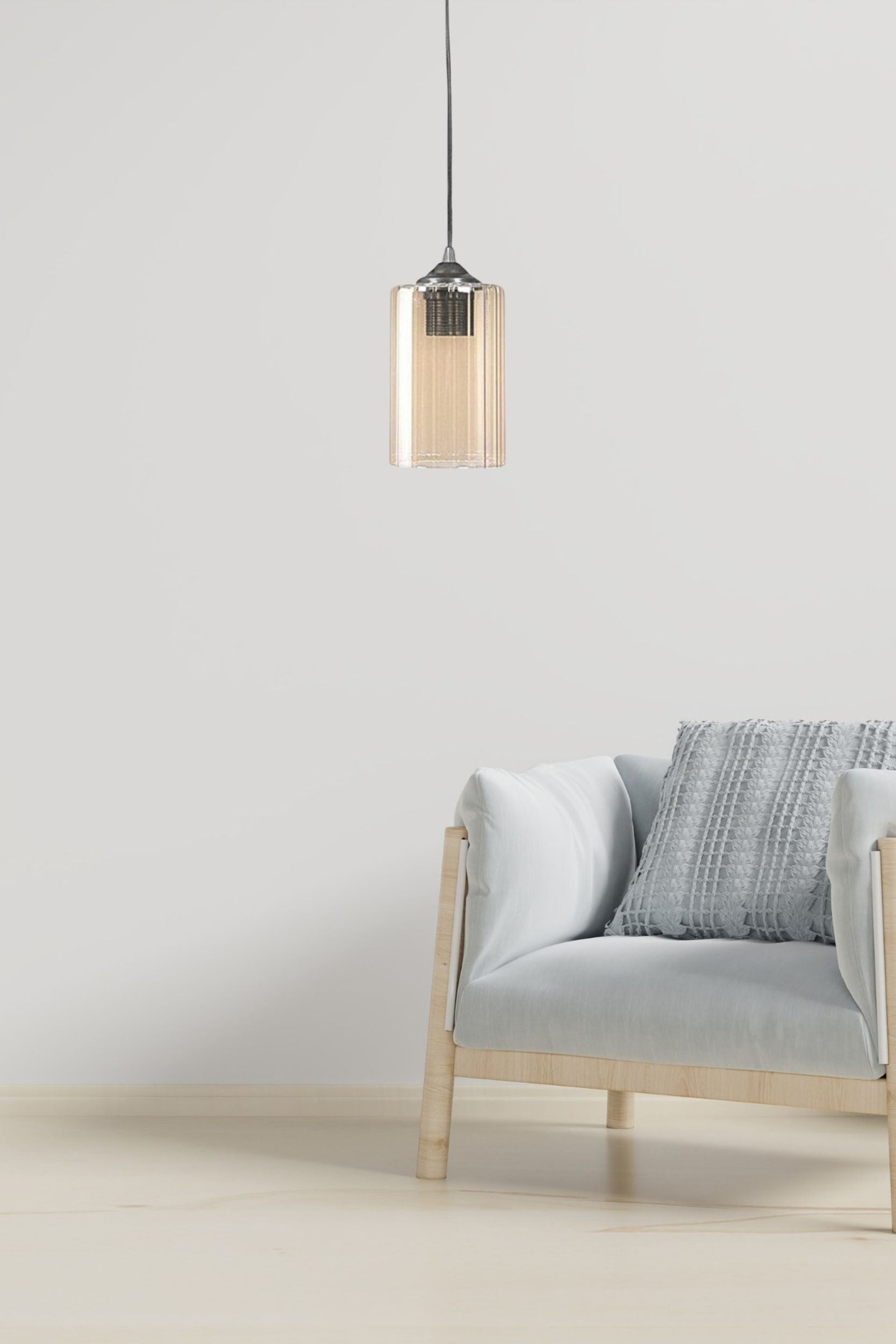 Lampa wisząca Pultip miodowa