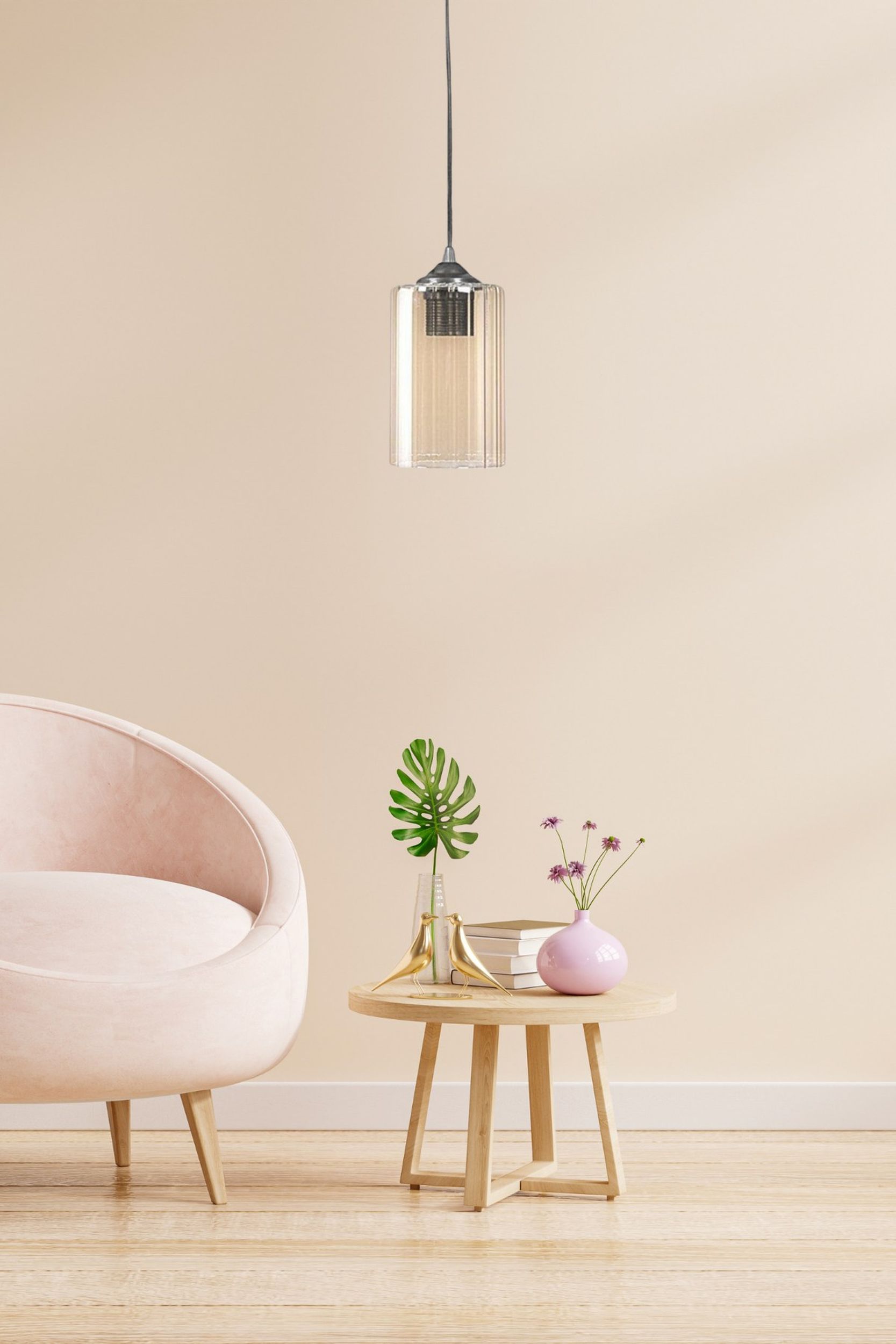 Lampa wisząca Pultip miodowa