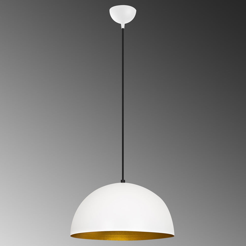 Lampa sufitowa Rientaki średnica 40 cm biała
