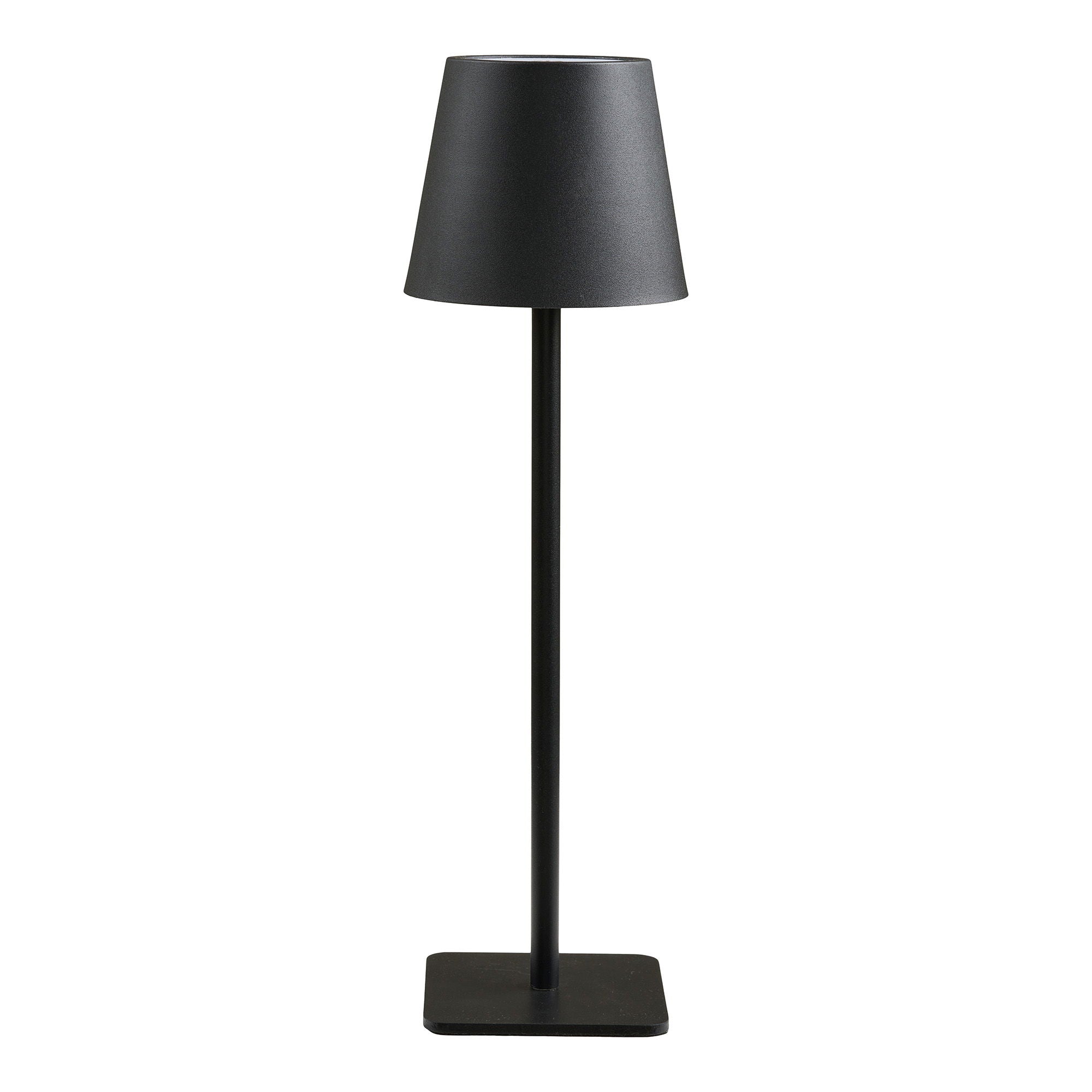 Lampa stołowa Bradford akumulatorowa metalowa czarna