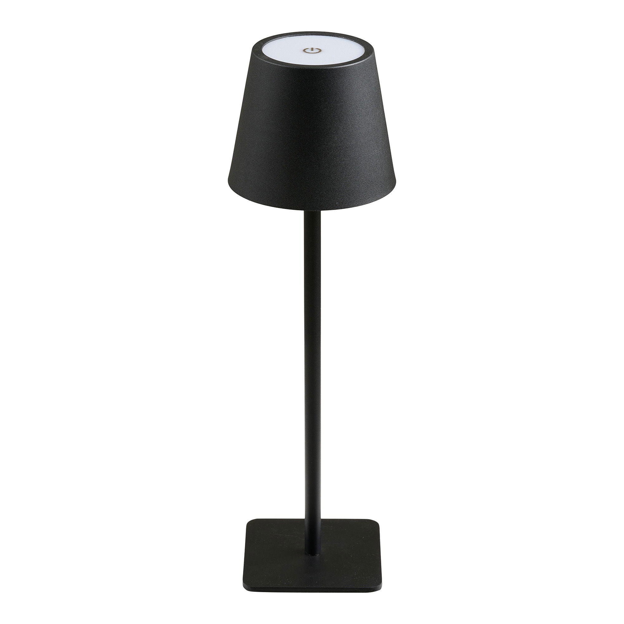 Lampa stołowa Bradford akumulatorowa metalowa czarna