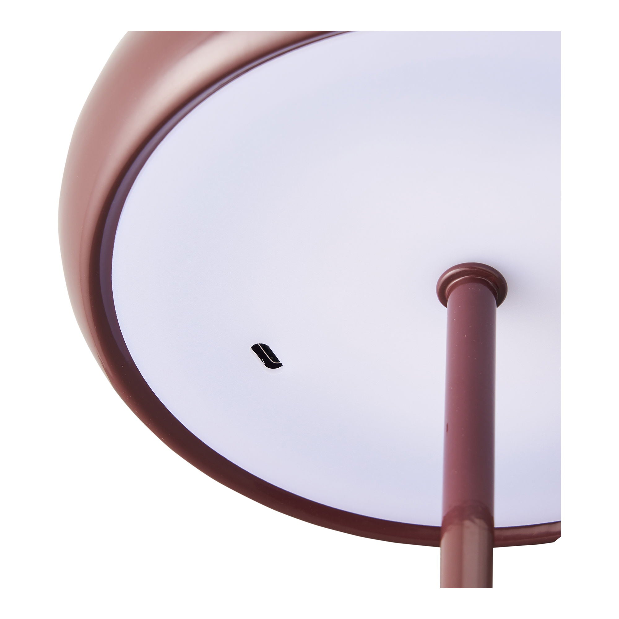 Lampa stołowa Margate ø13 cm akumulatorowa metalowa brązowa