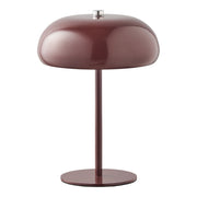 Lampa stołowa Margate ø13 cm akumulatorowa metalowa brązowa