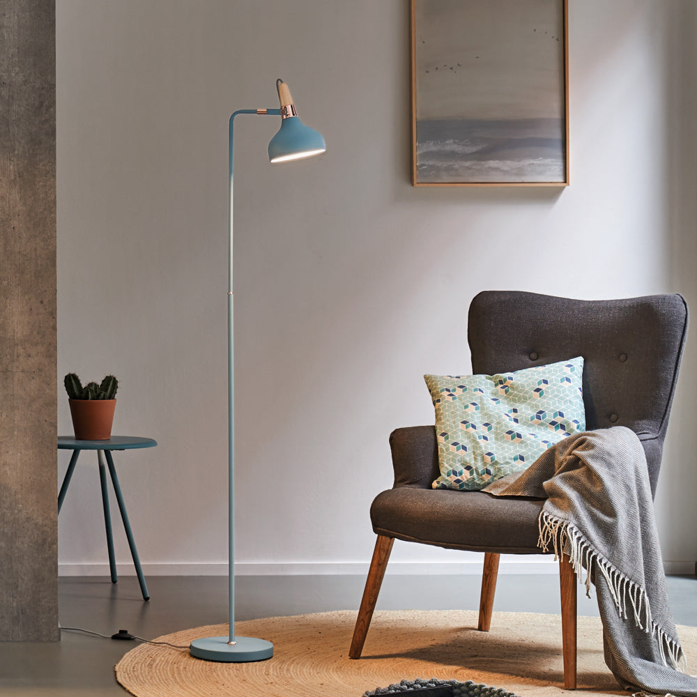 Lampa podłogowa Nibbler 158 cm delikatna zieleń