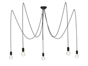 Lampa wisząca Spider V 300x300 cm czarna