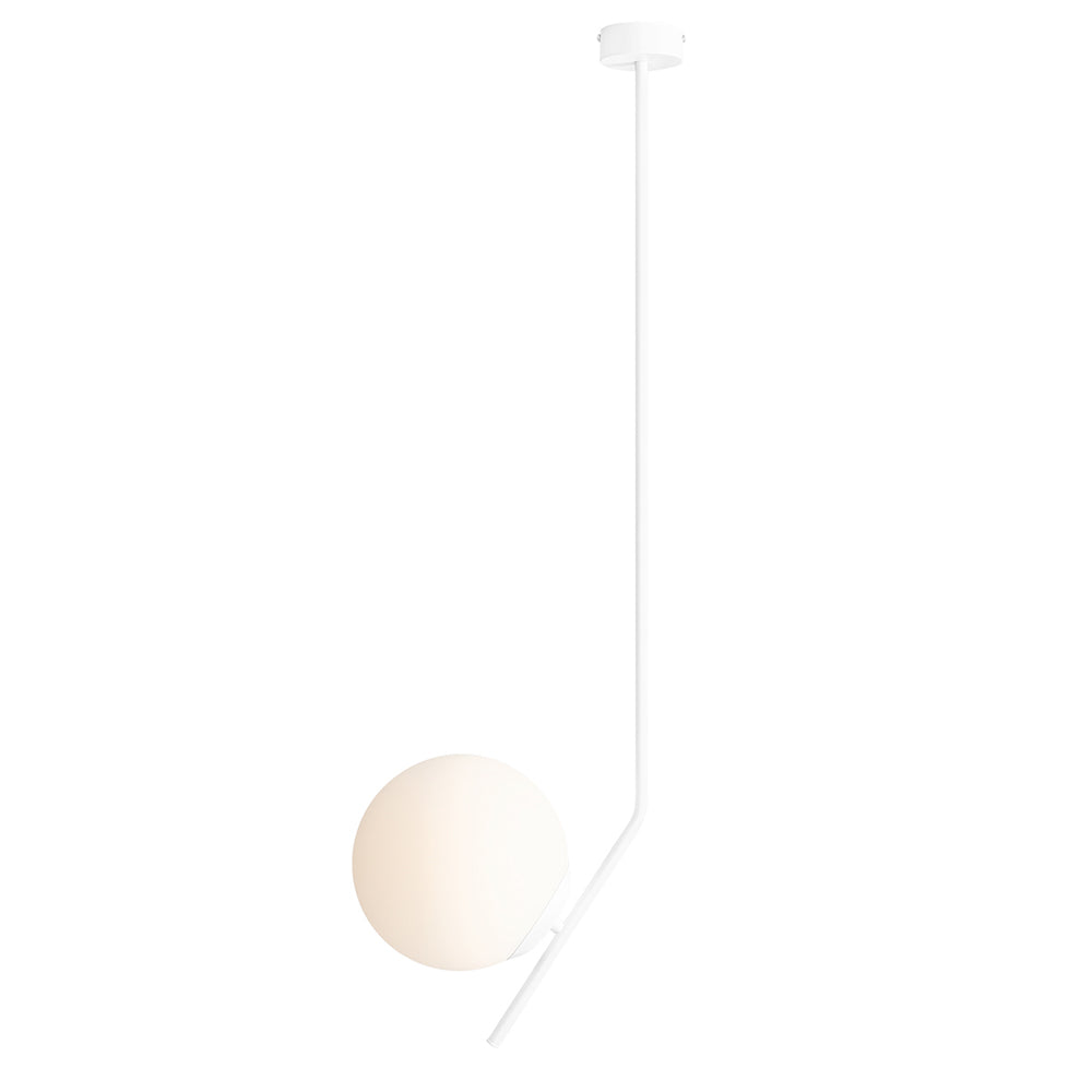 Lampa wisząca Pipeally 95 cm biała