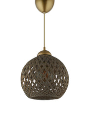 Lampa wisząca Monoving klosz pleciony