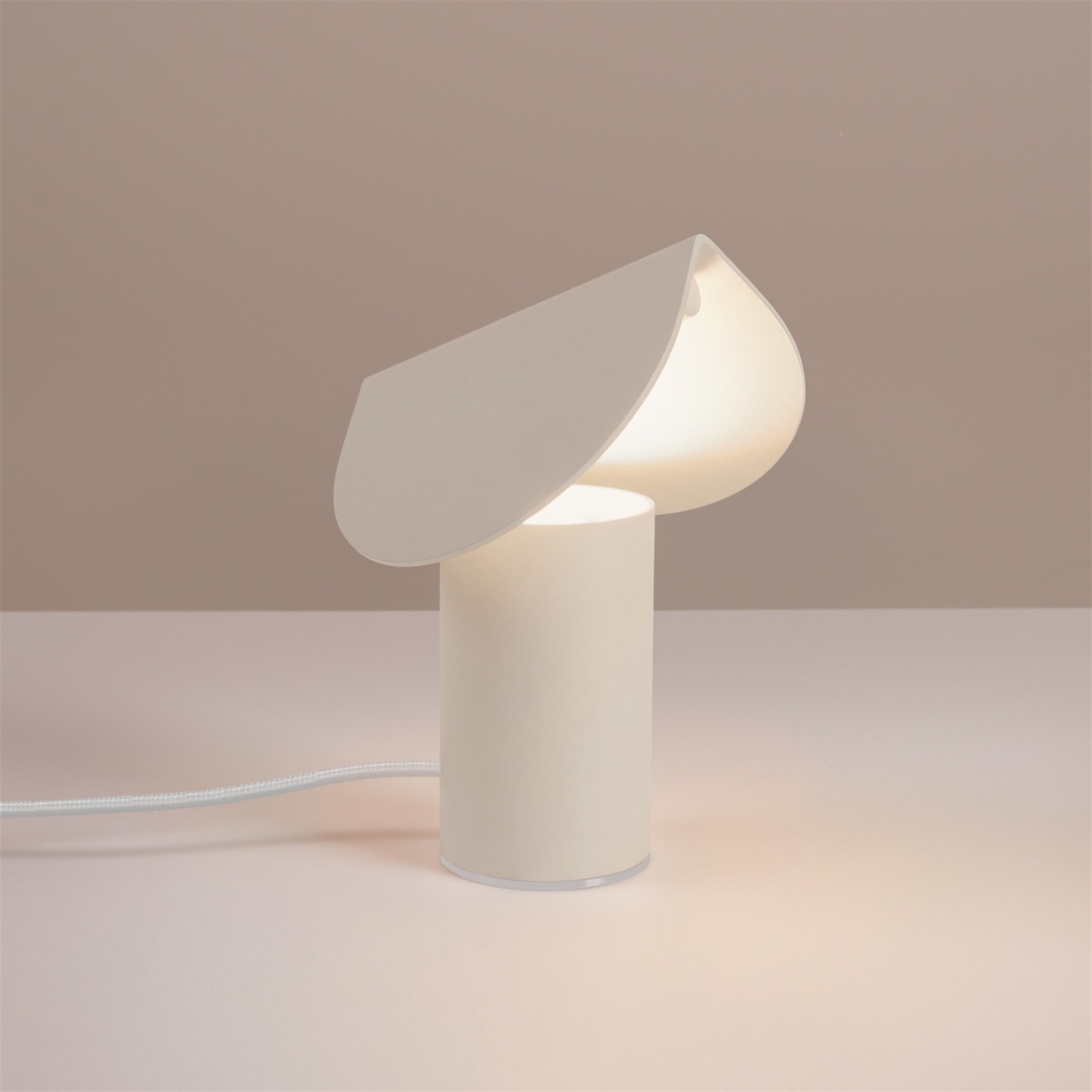 Lampa stołowa Biscuit LED beżowa