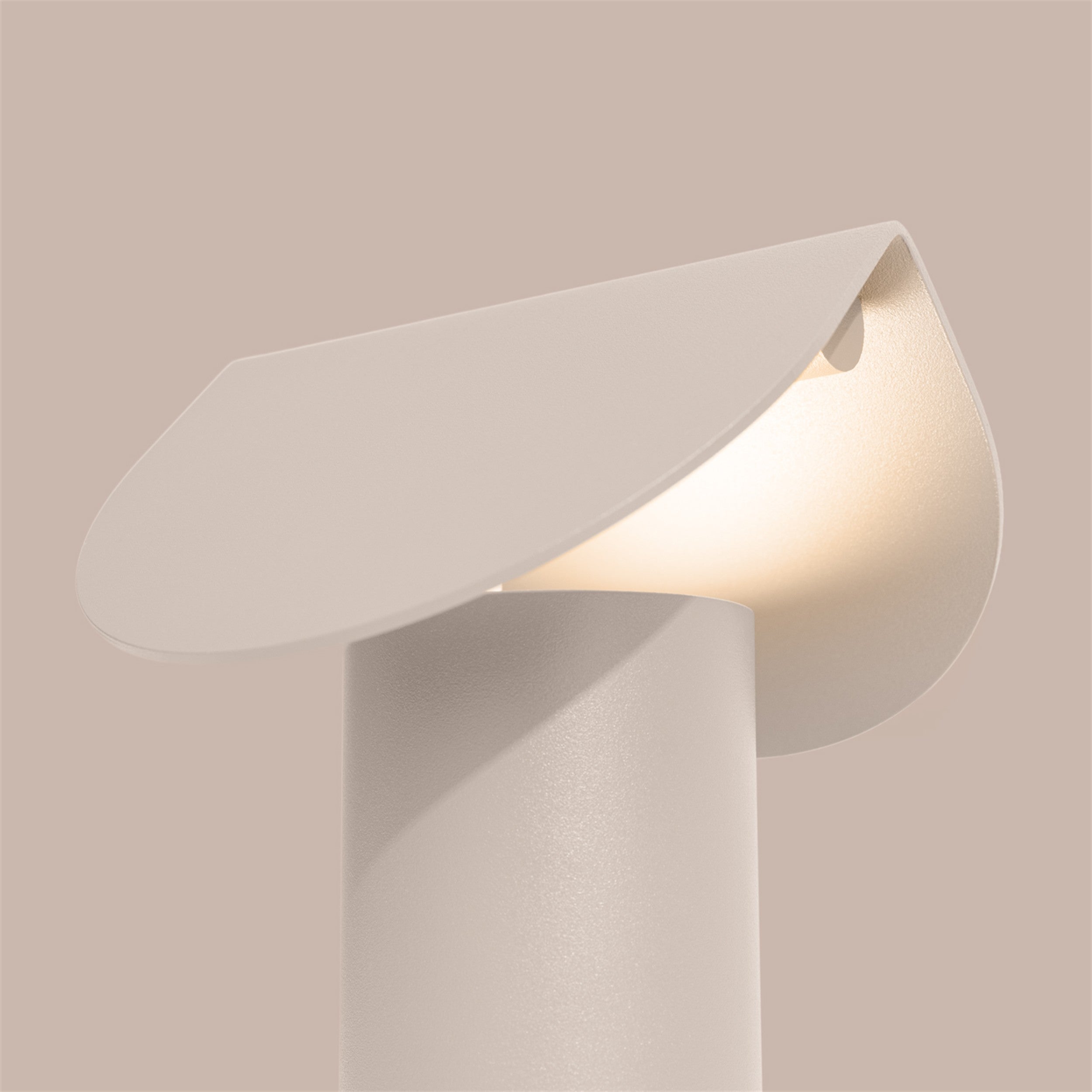 Lampa stołowa Biscuit LED beżowa