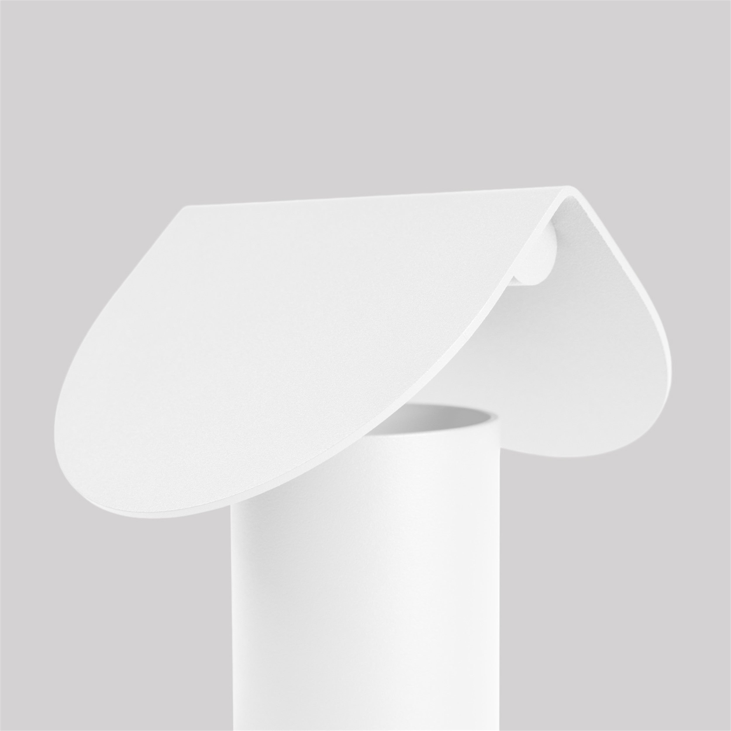 Lampa stołowa Biscuit LED biała