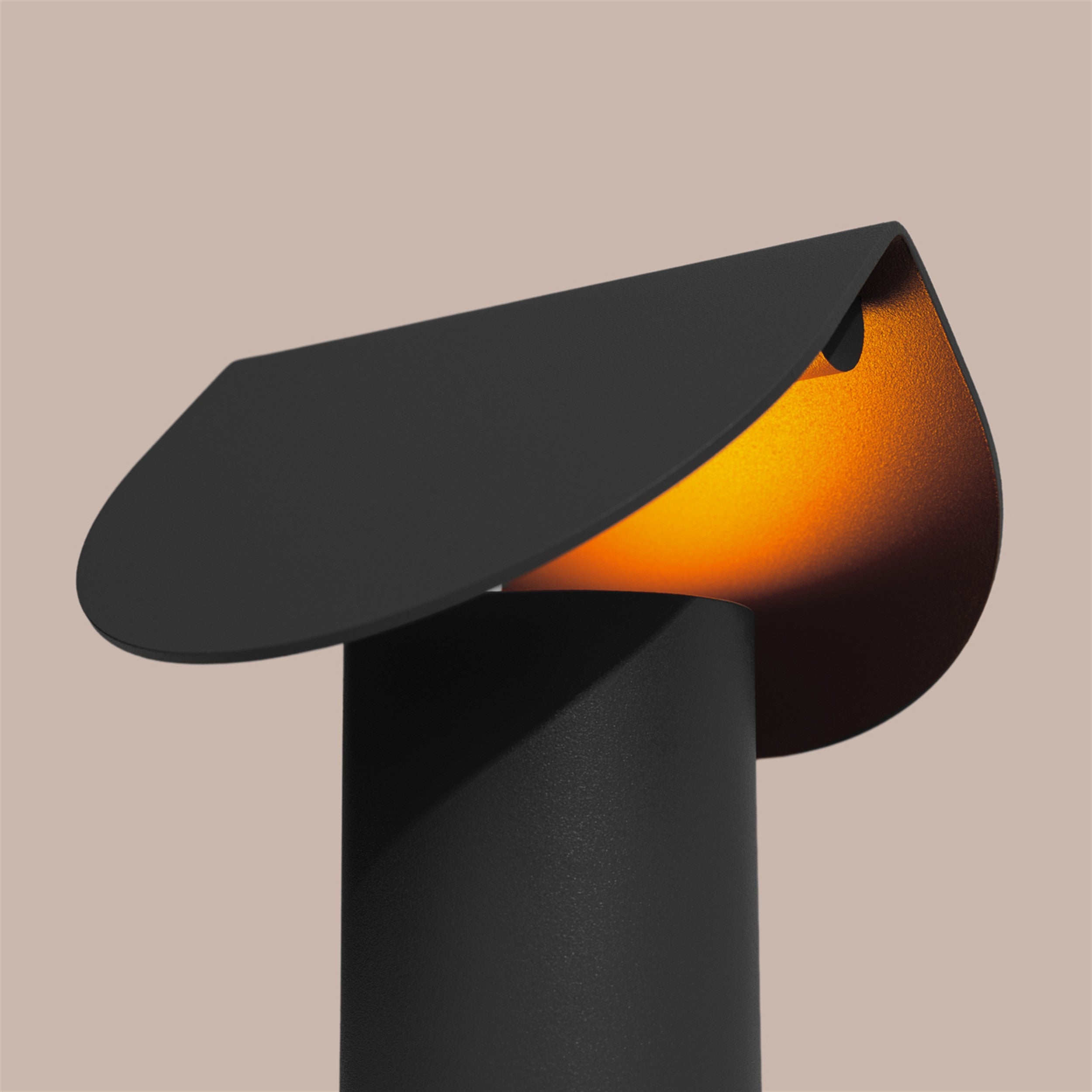 Lampa stołowa Biscuit LED czarna