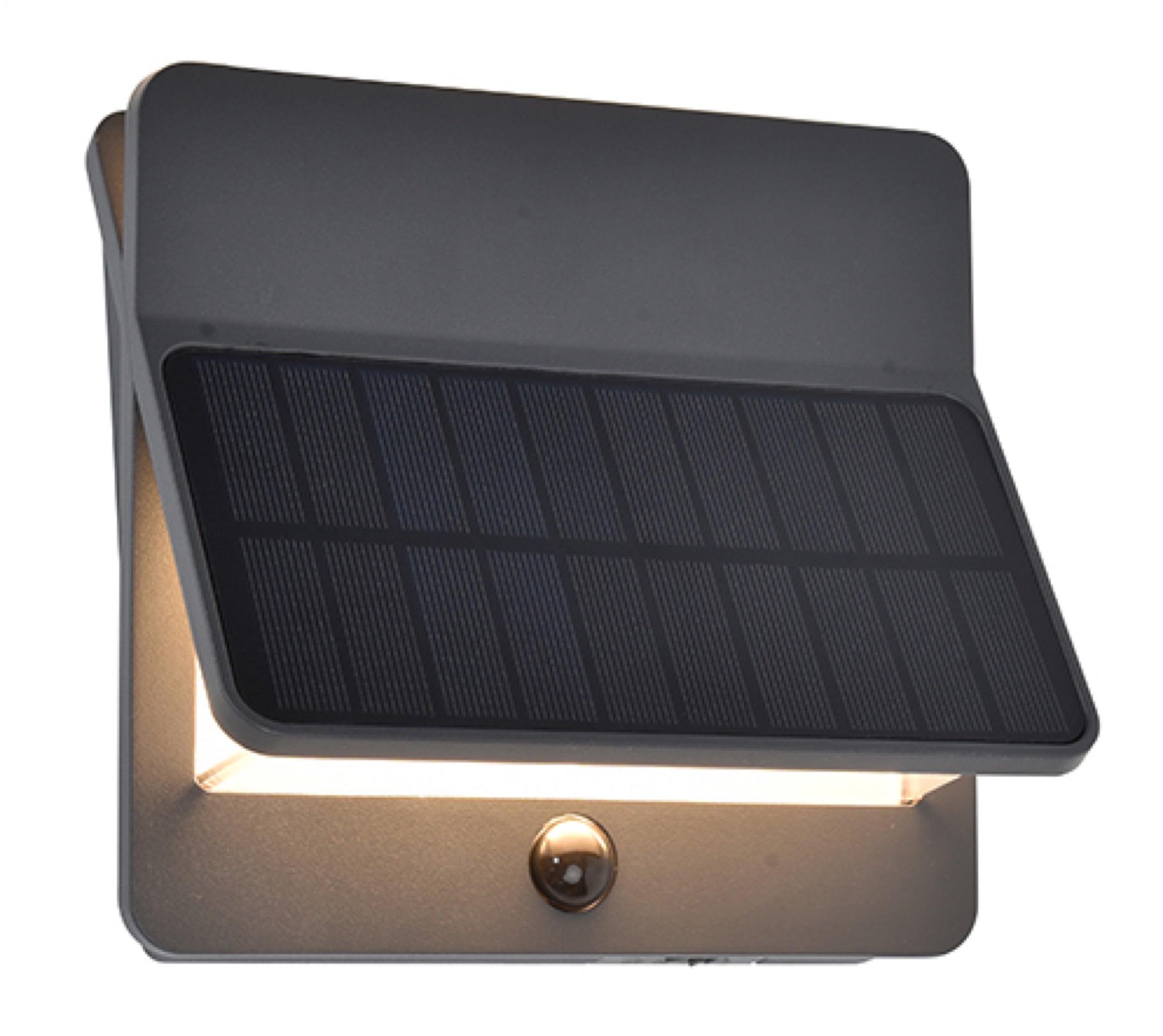 Kinkiet zewnętrzny Aleta LED solarny szary