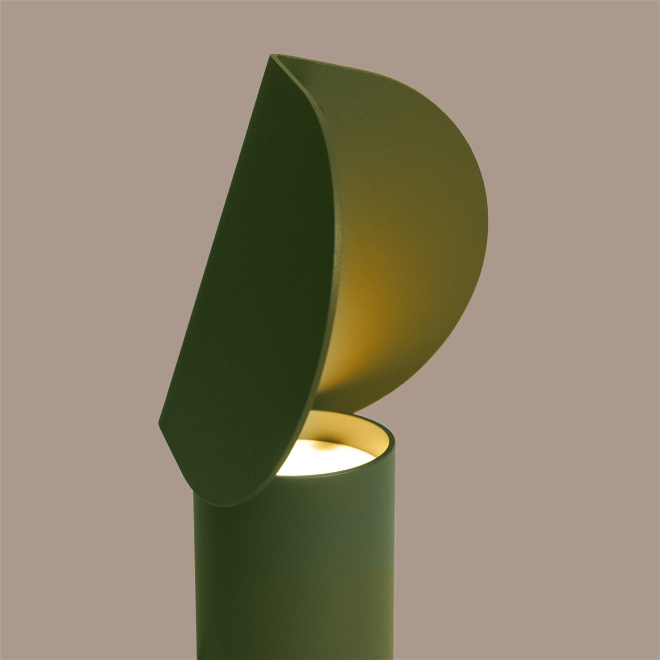 Lampa stołowa Biscuit LED zielona oliwka