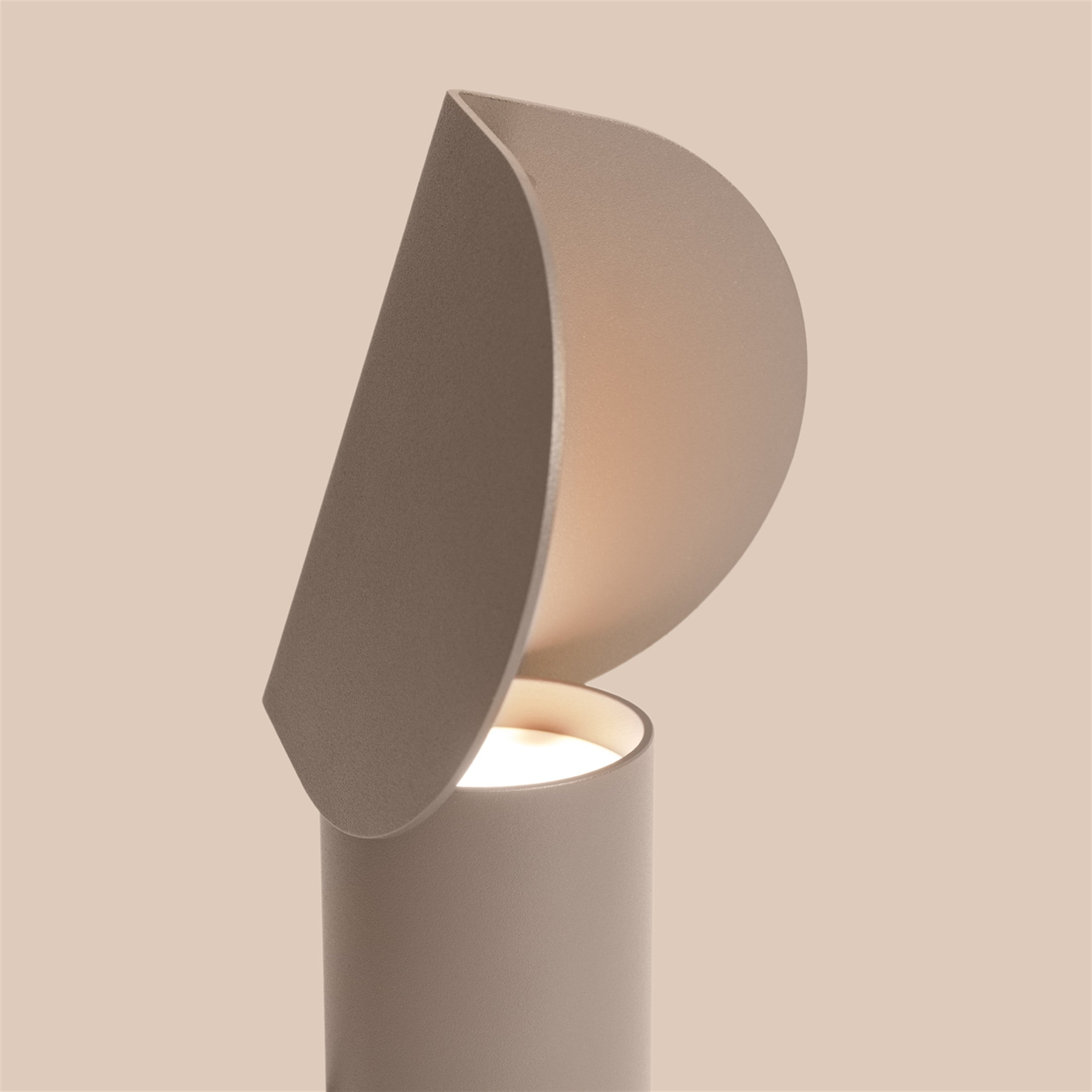 Lampa stołowa Biscuit LED taupe
