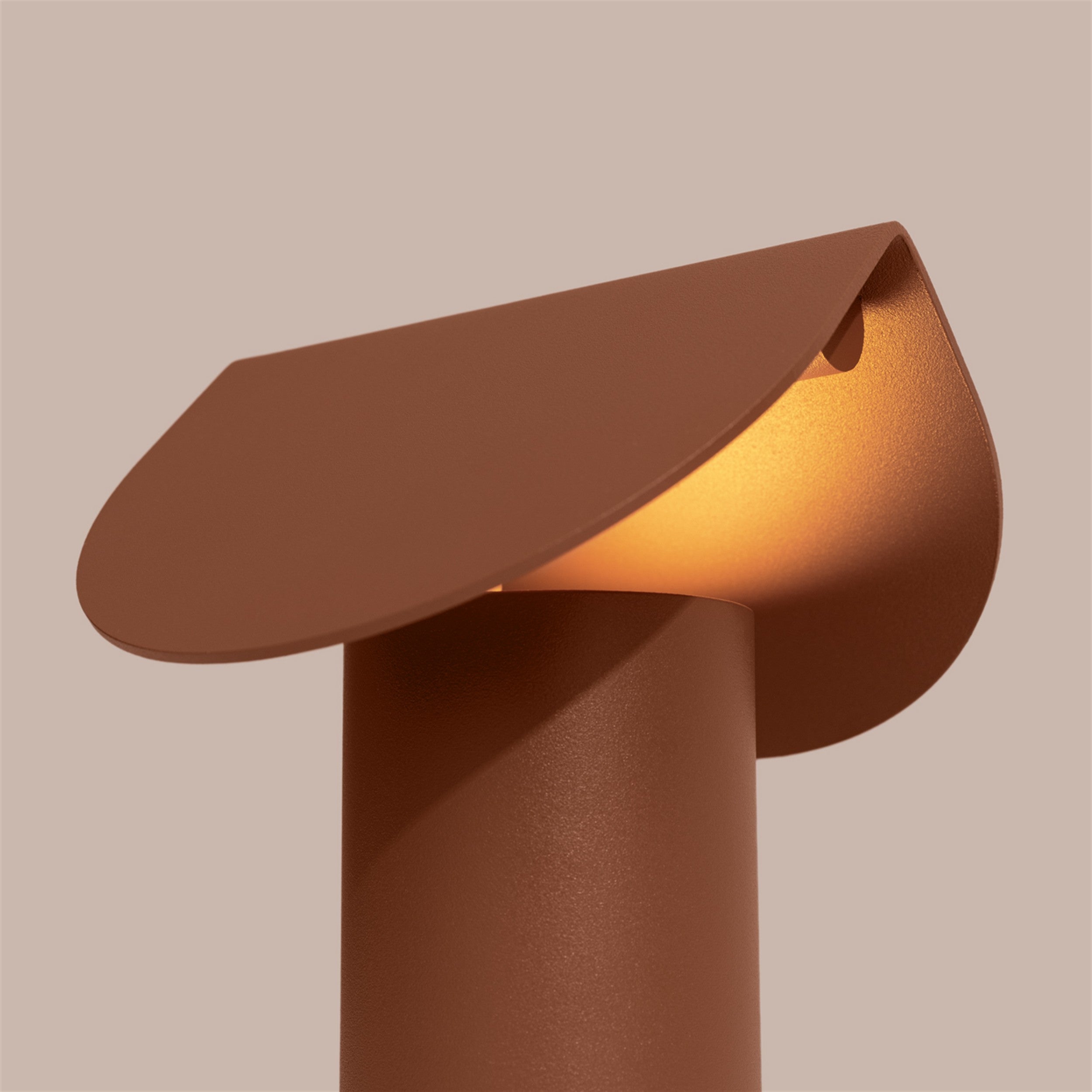 Lampa stołowa Biscuit LED mocca