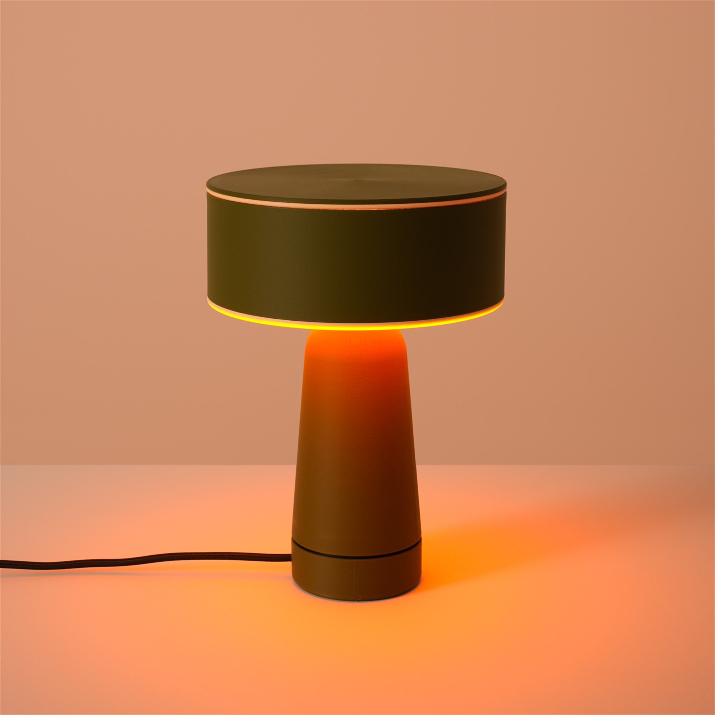 Lampa stołowa Axo zielona oliwka
