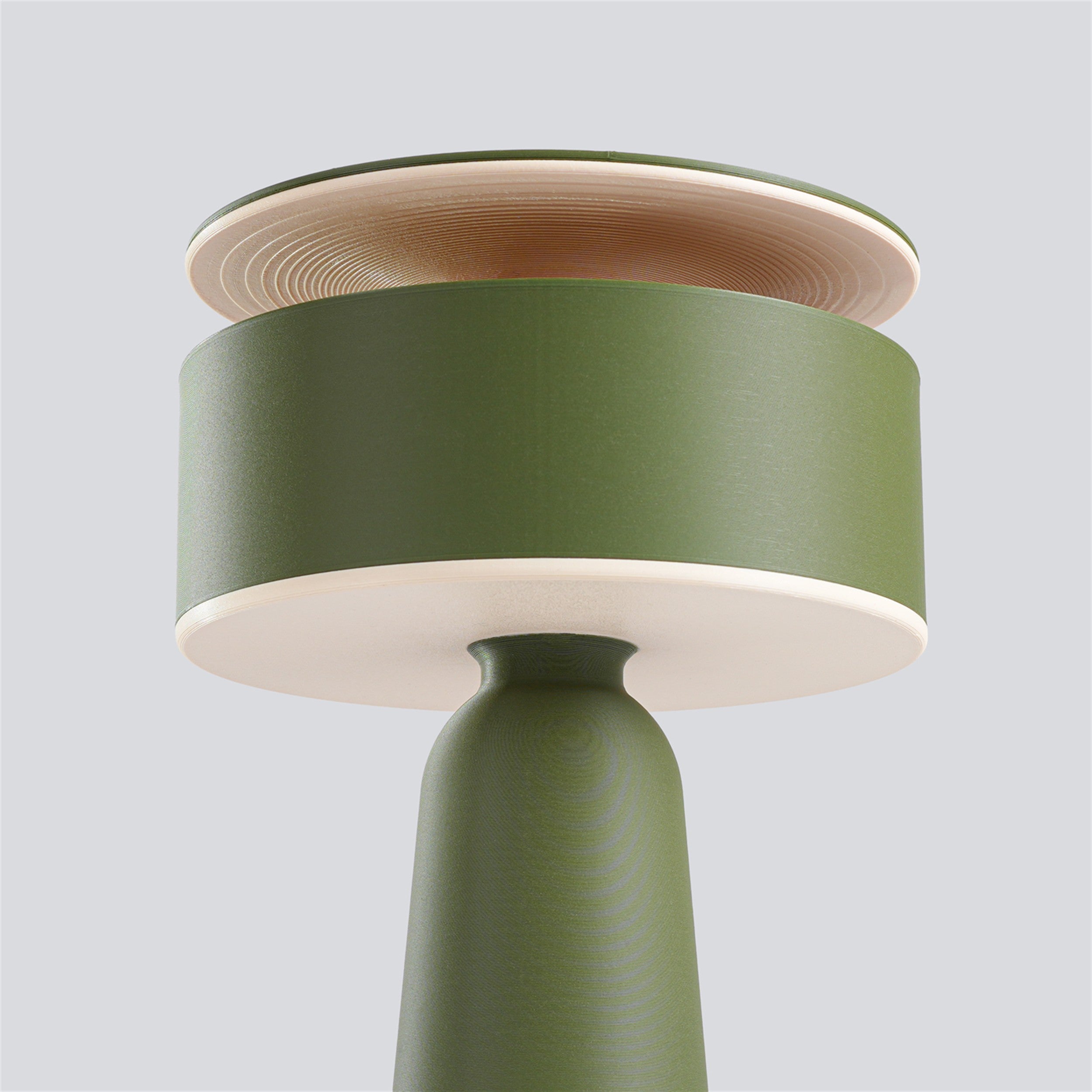 Lampa stołowa Axo zielona oliwka