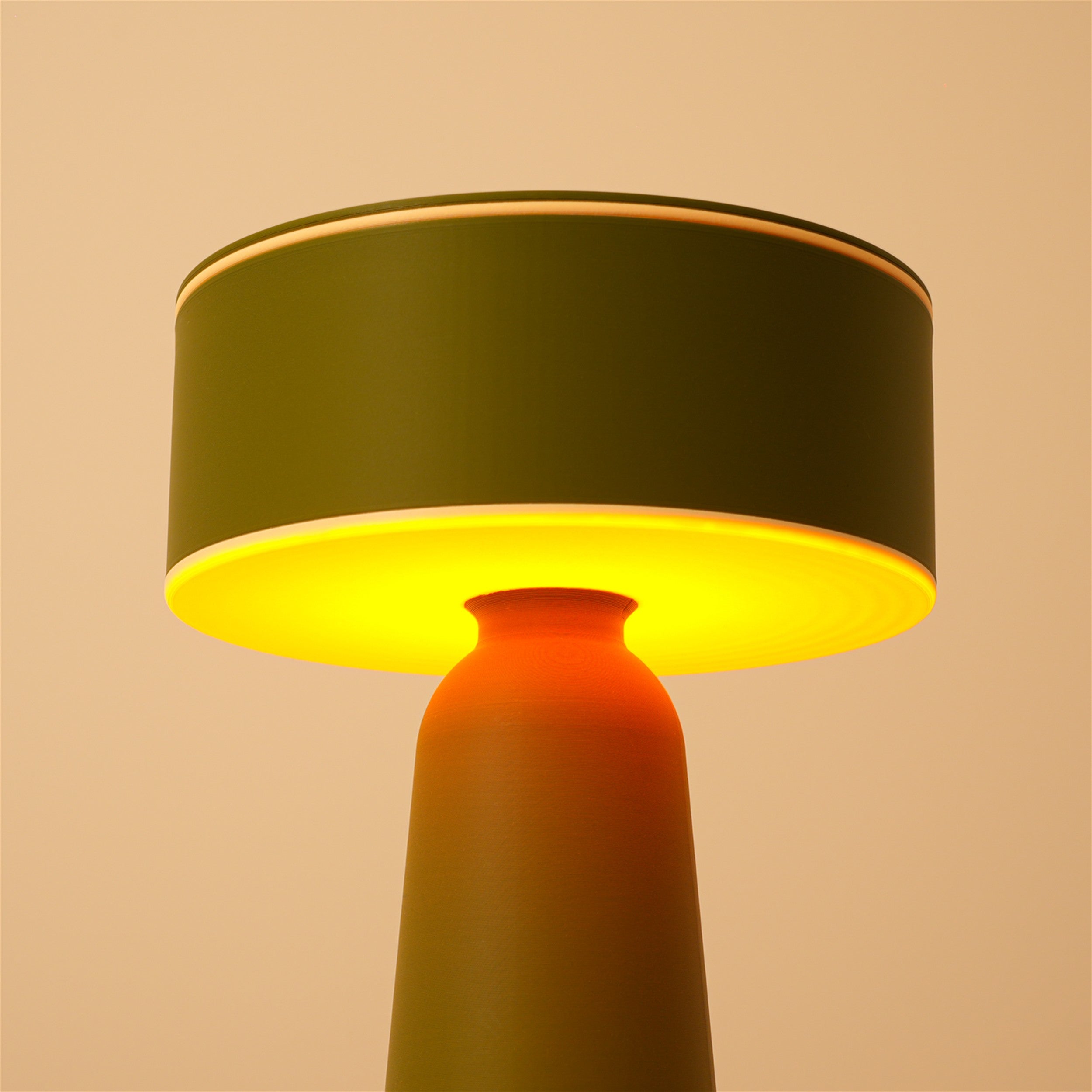 Lampa stołowa Axo zielona oliwka