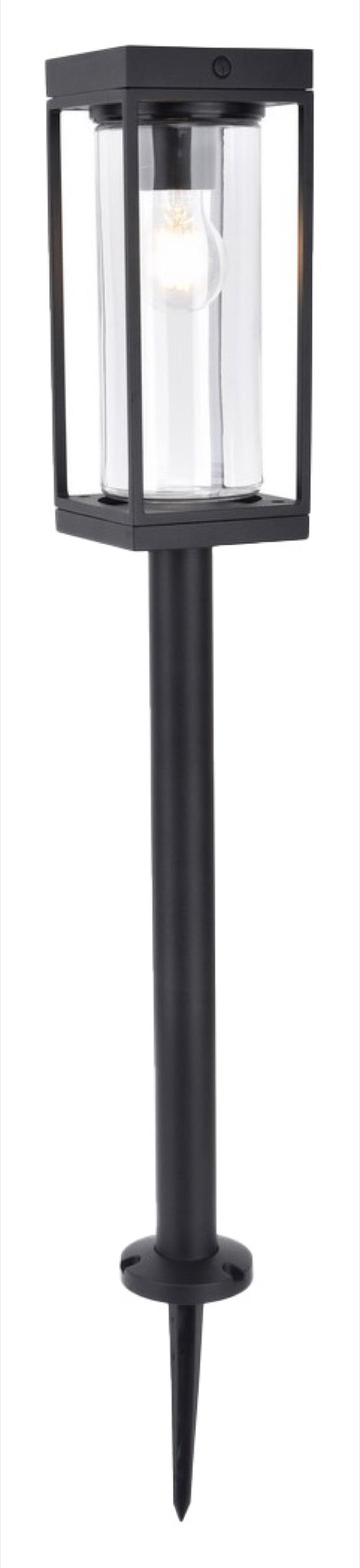 Lampa ogrodowa Flair LED solarna czarna