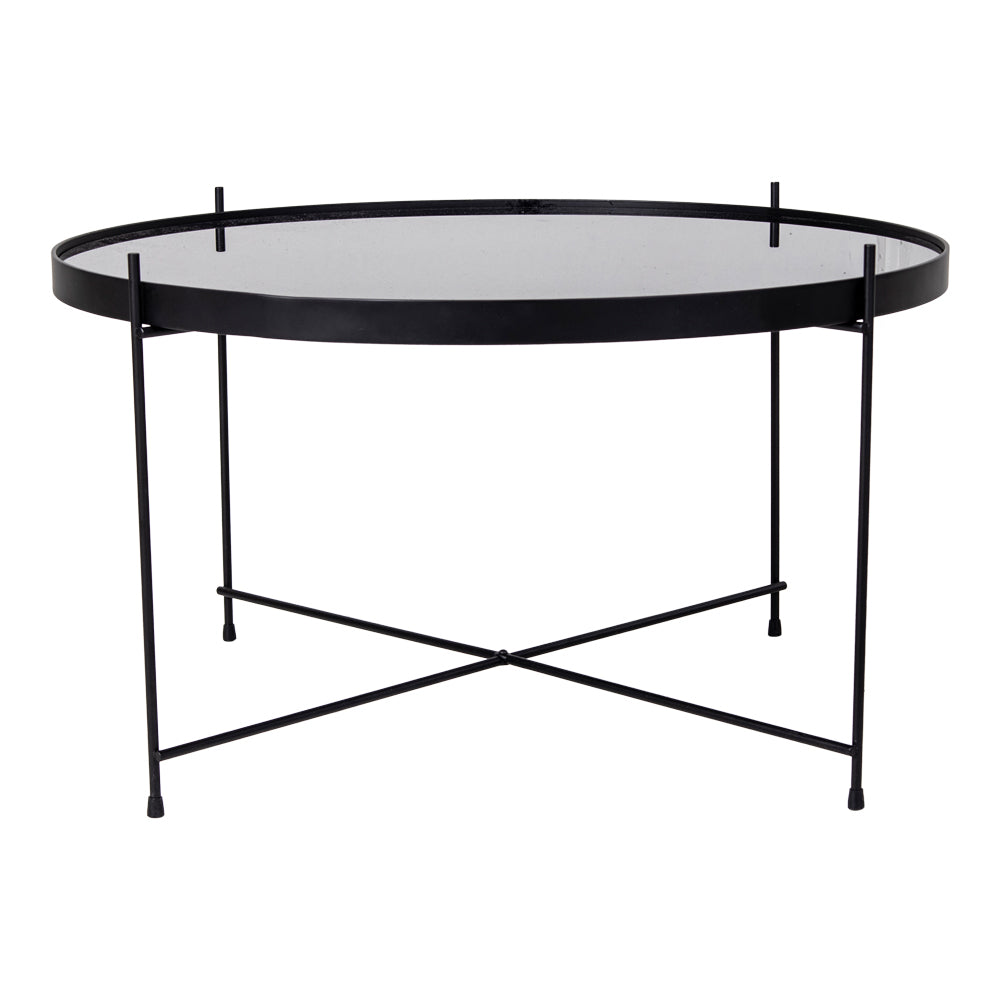 Stolik kawowy Marcolino średnica 70 cm czarny