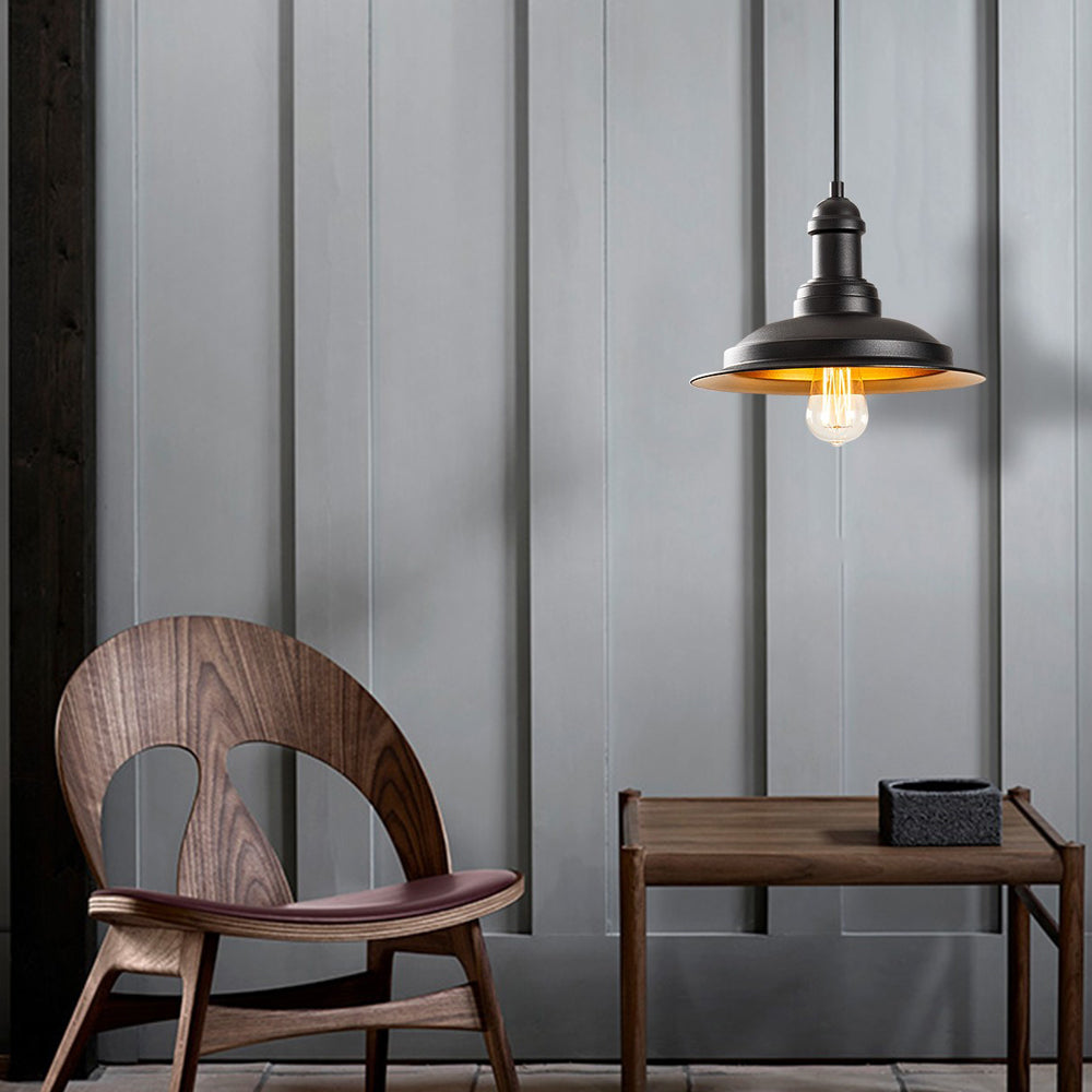 Lampa sufitowa Ardulace średnica 30 cm czarna