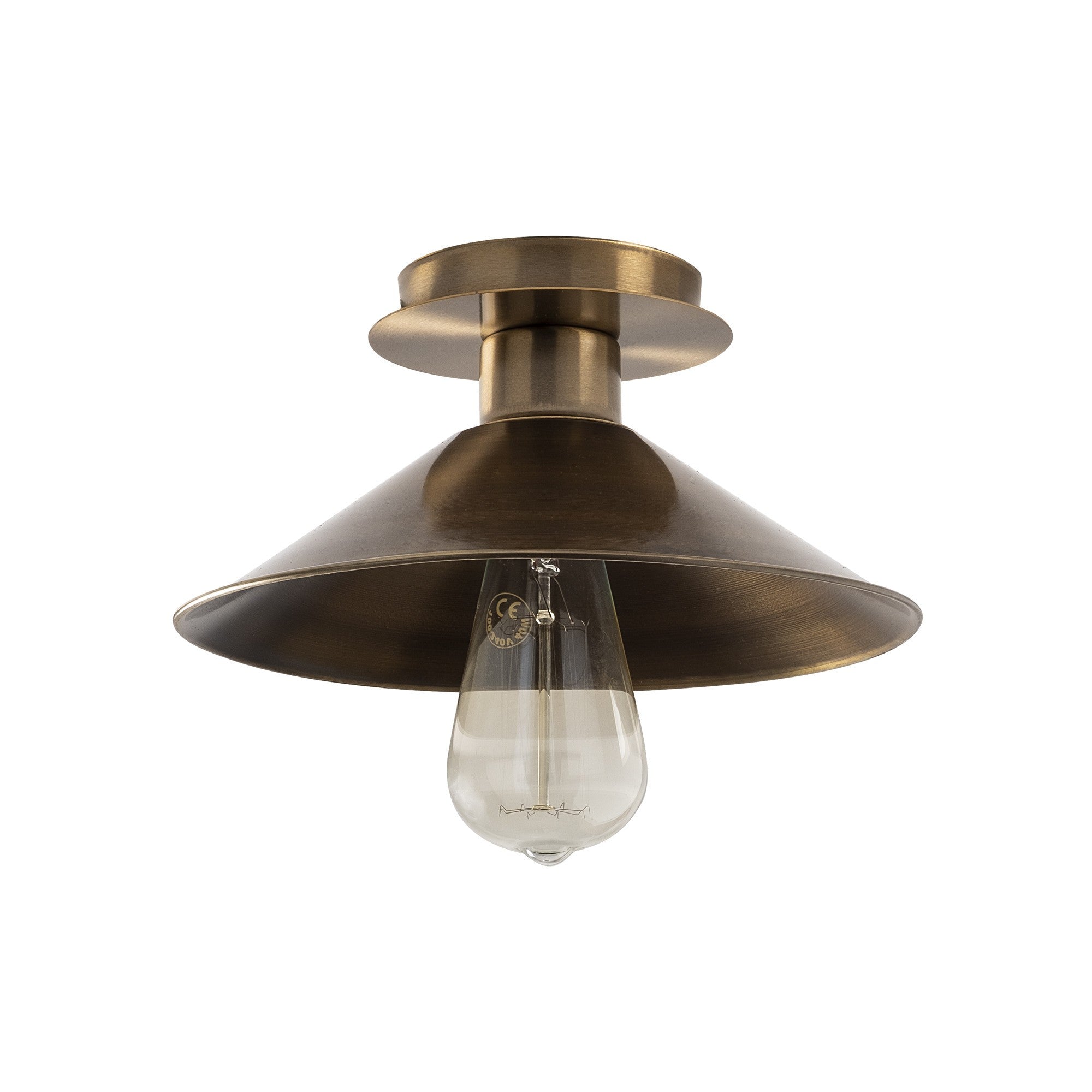 Lampa wisząca Staice kapelusz średnica 24cm vintage