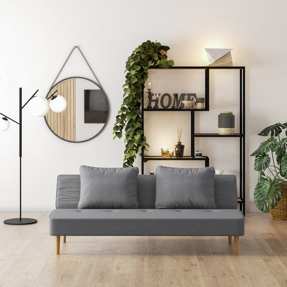 Wersalka rozkładana Avect 180 cm szara