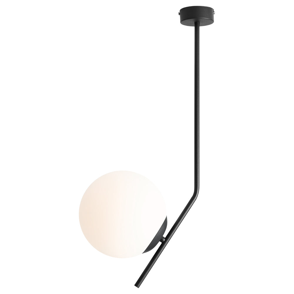 Lampa wisząca Pipeally 64 cm czarna