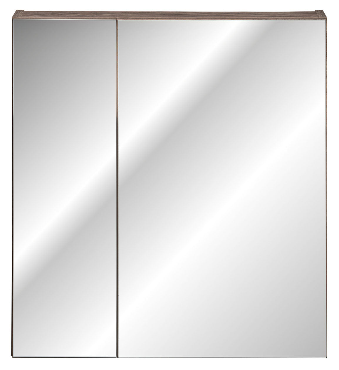 Szafka wisząca Olimmi z lustrem 60 cm dąb santa