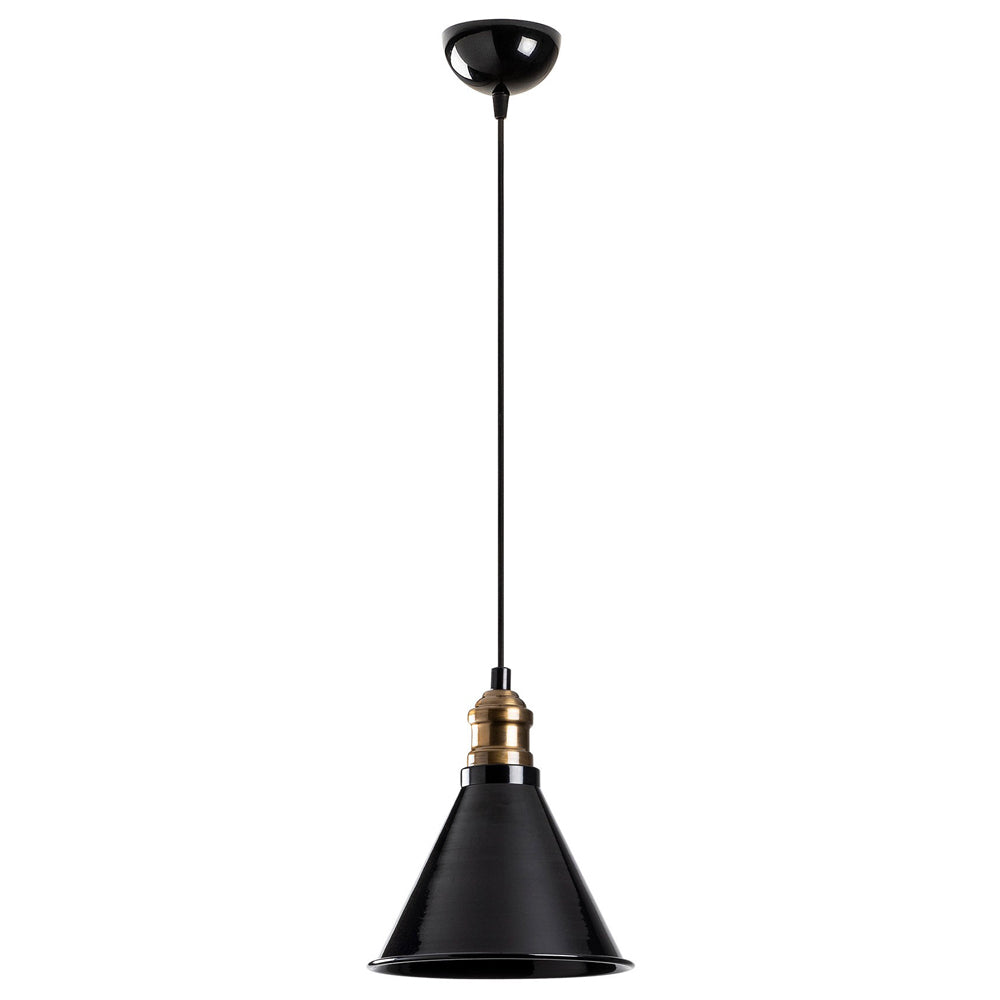 Lampa wisząca Umerta średnica 19 cm czarna