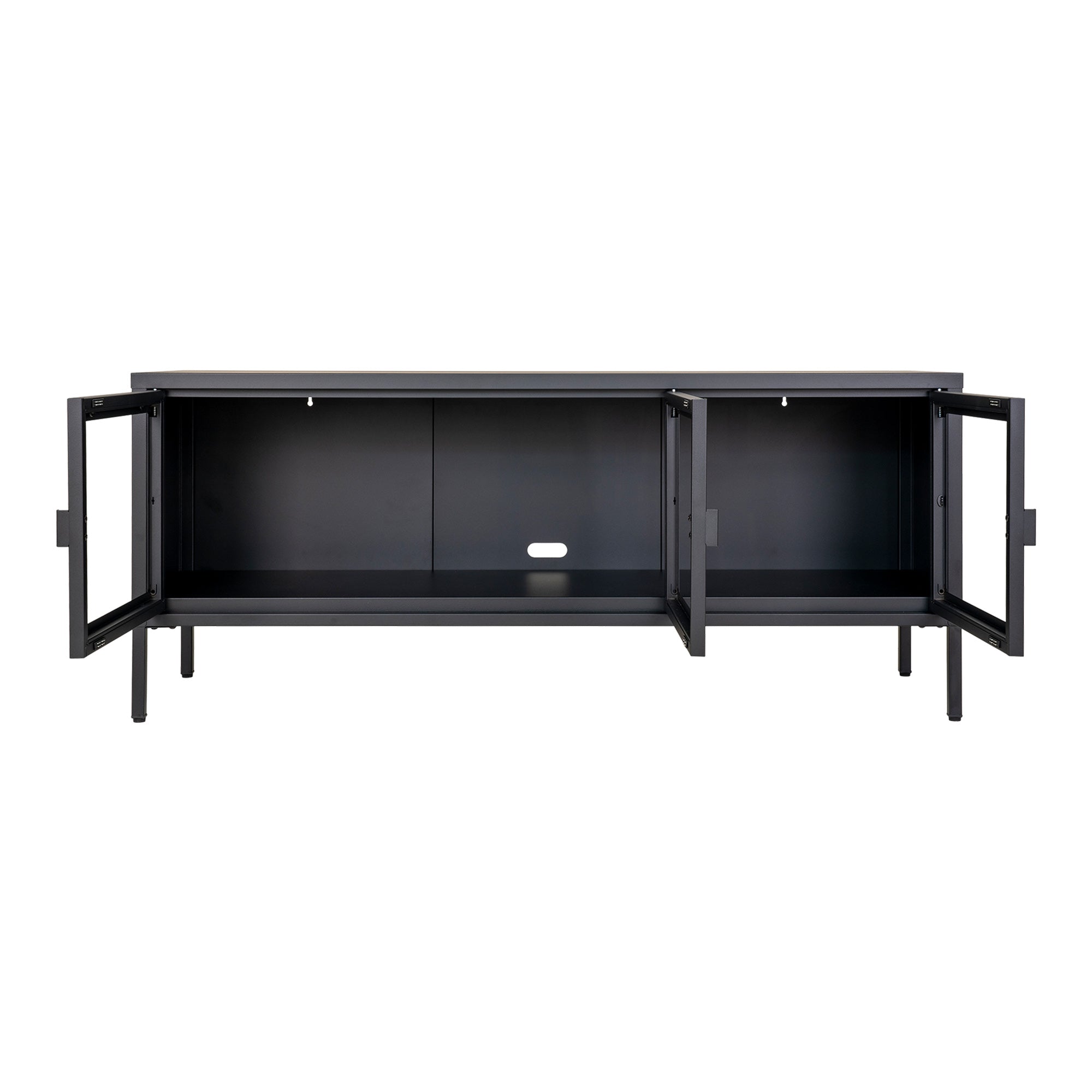 Szafka RTV Centho 130 cm czarna