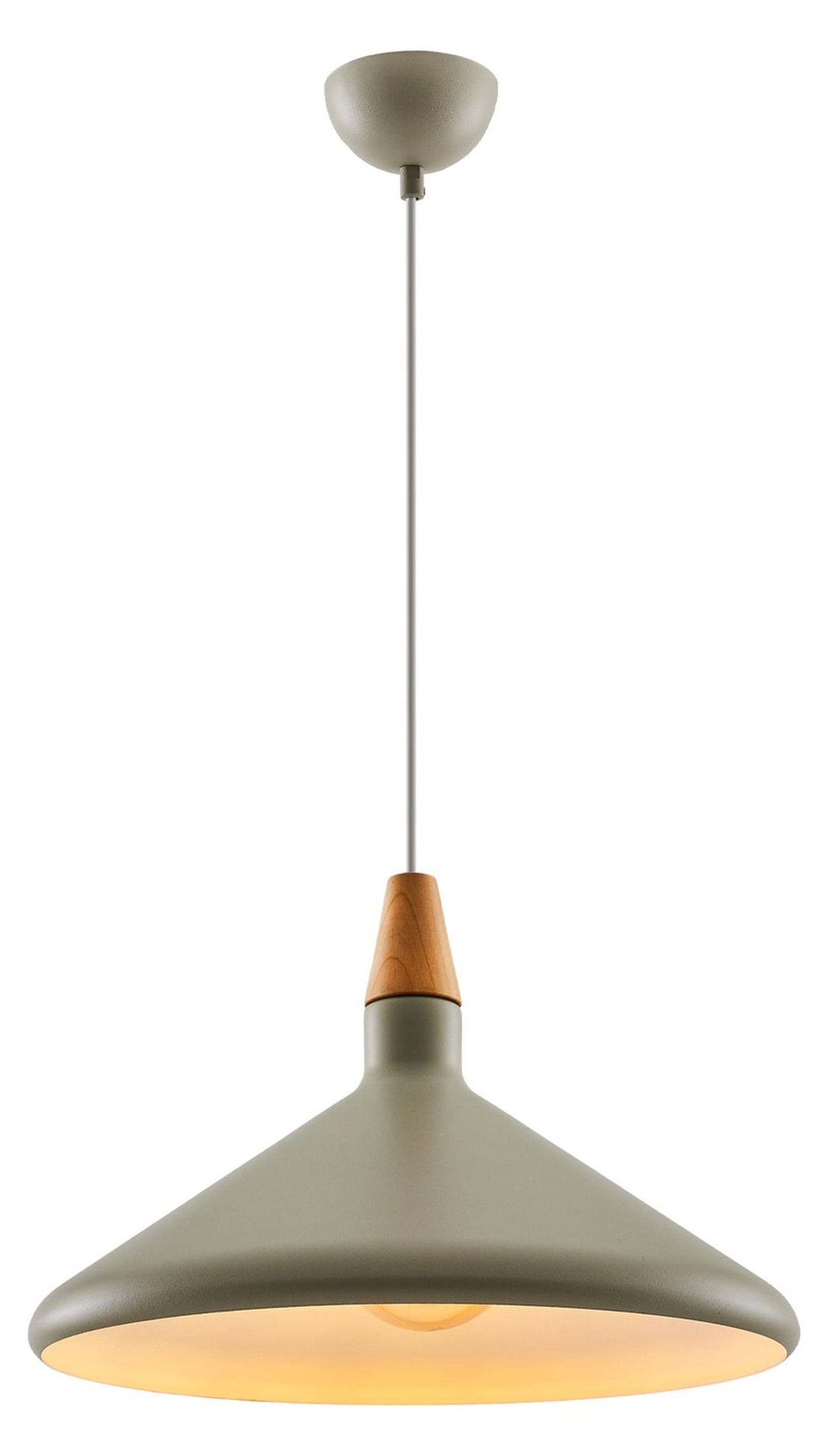 Lampa wisząca Greepsy średnica 40 cm ciemnobeżowa