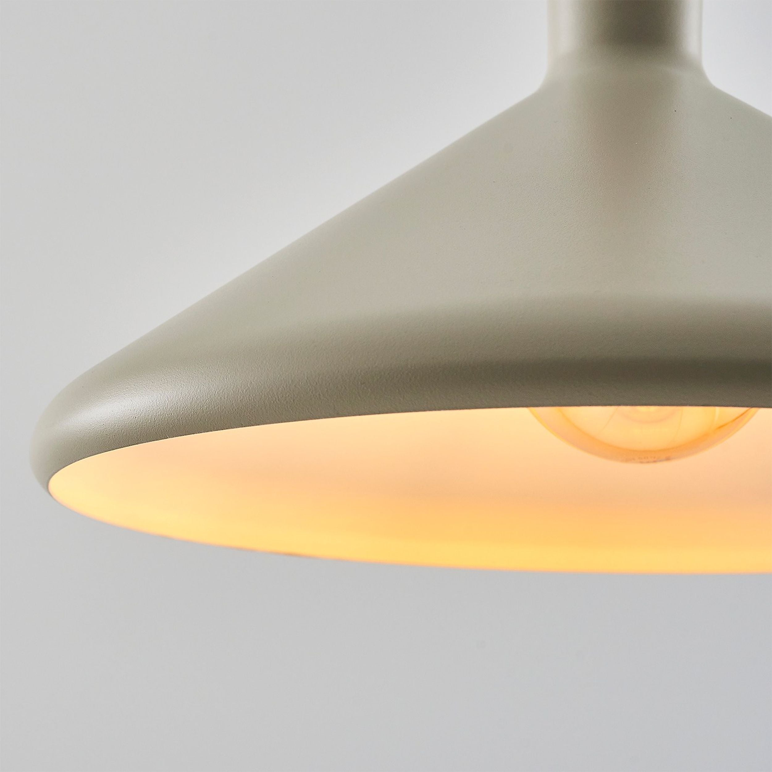 Lampa wisząca Greepsy średnica 40 cm ciemnobeżowa