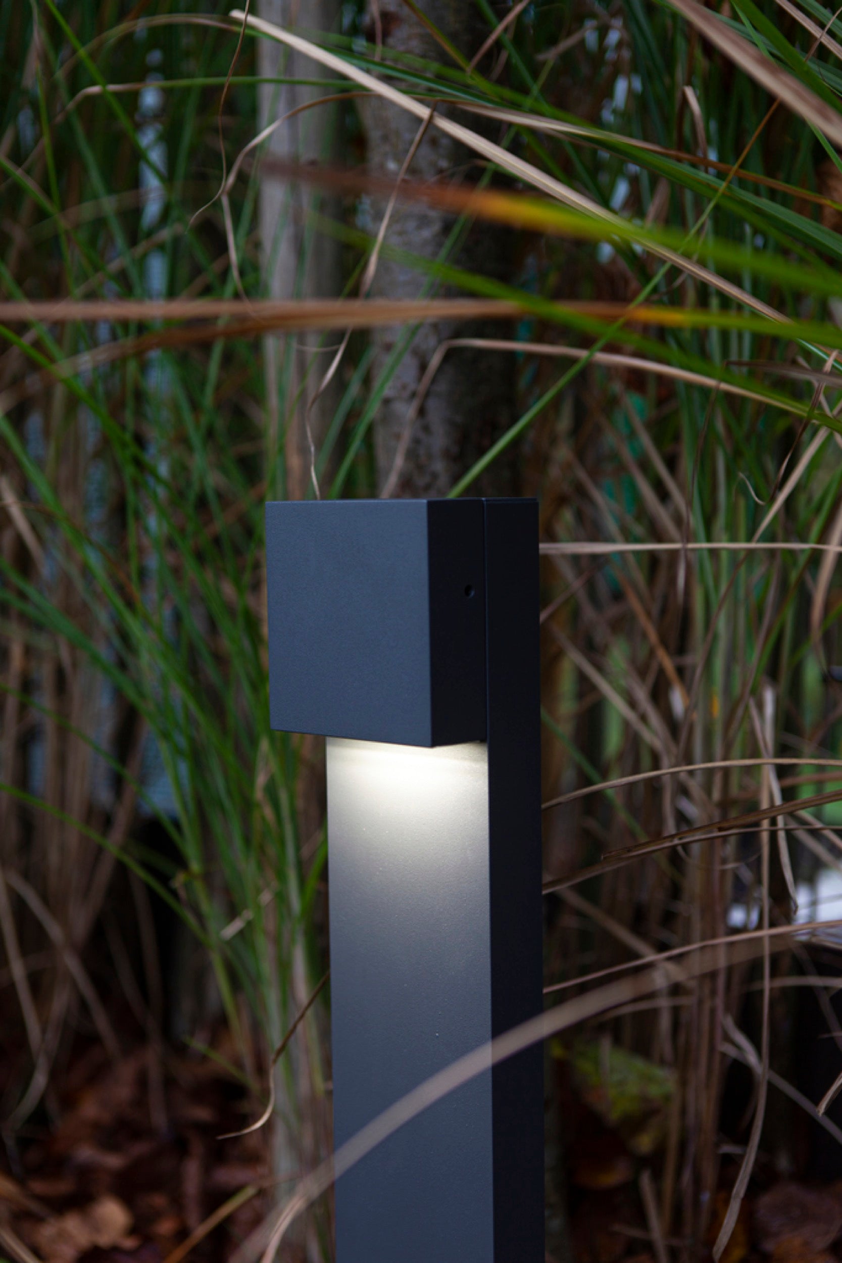 Lampa ogrodowa Gemini LED antracytowa
