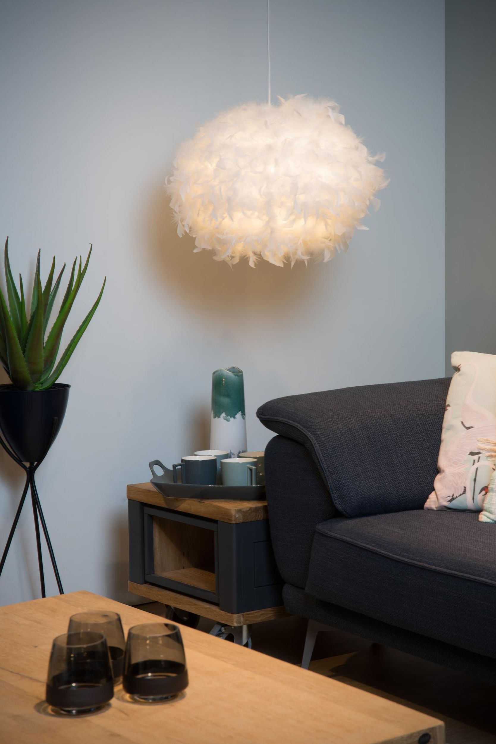 Lampa wisząca Goosy x1 biała