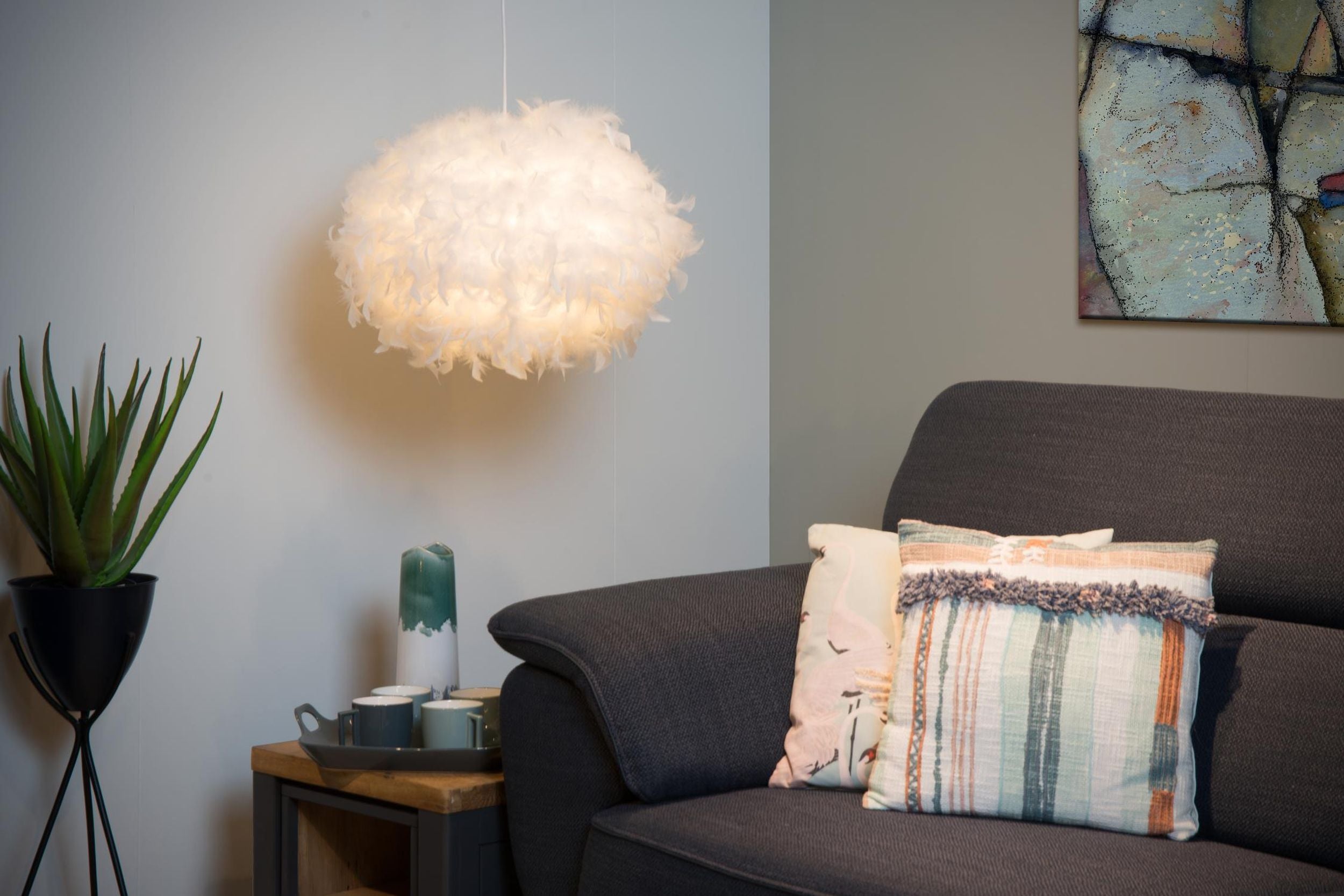 Lampa wisząca Goosy x1 biała