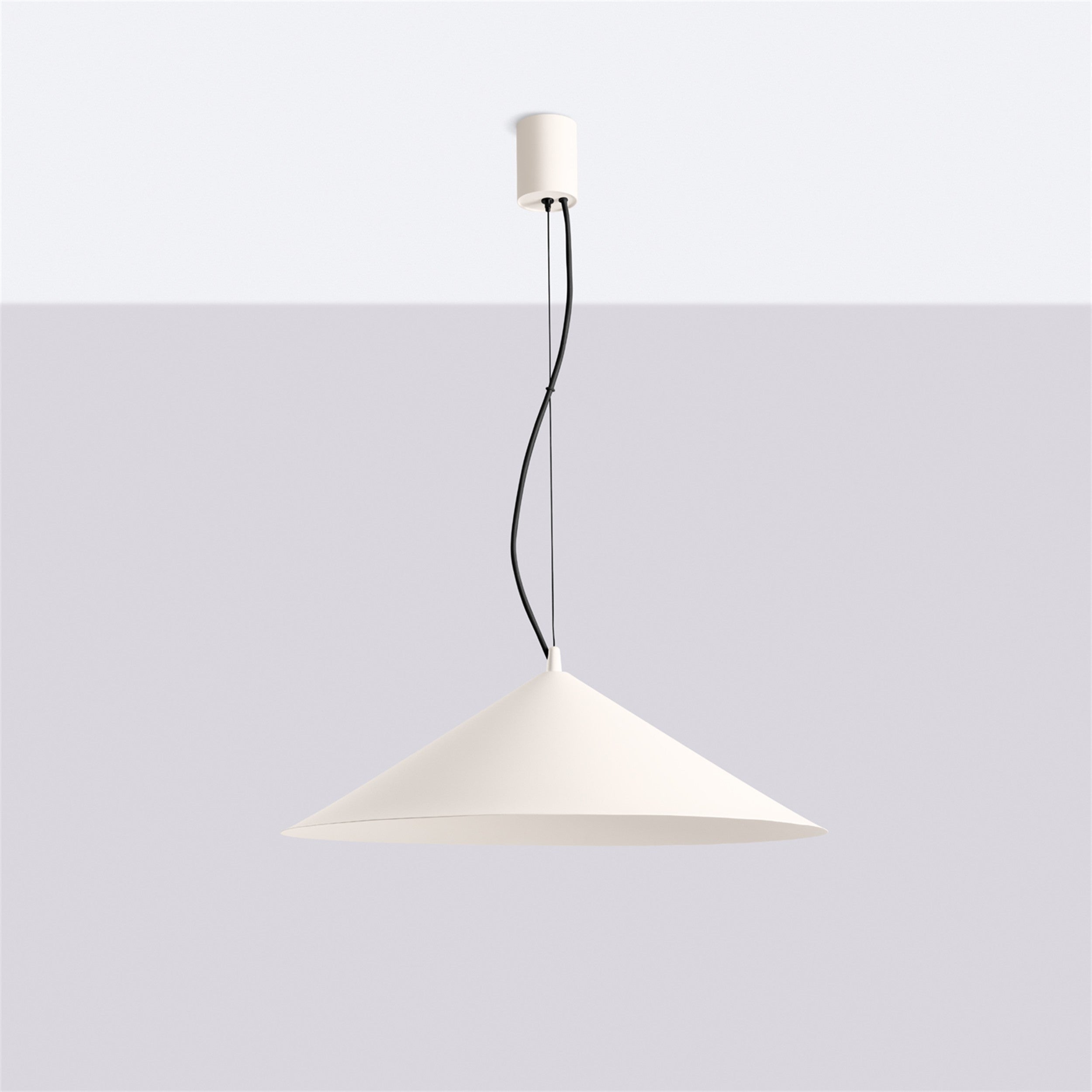 Lampa wisząca Fint LED beżowa