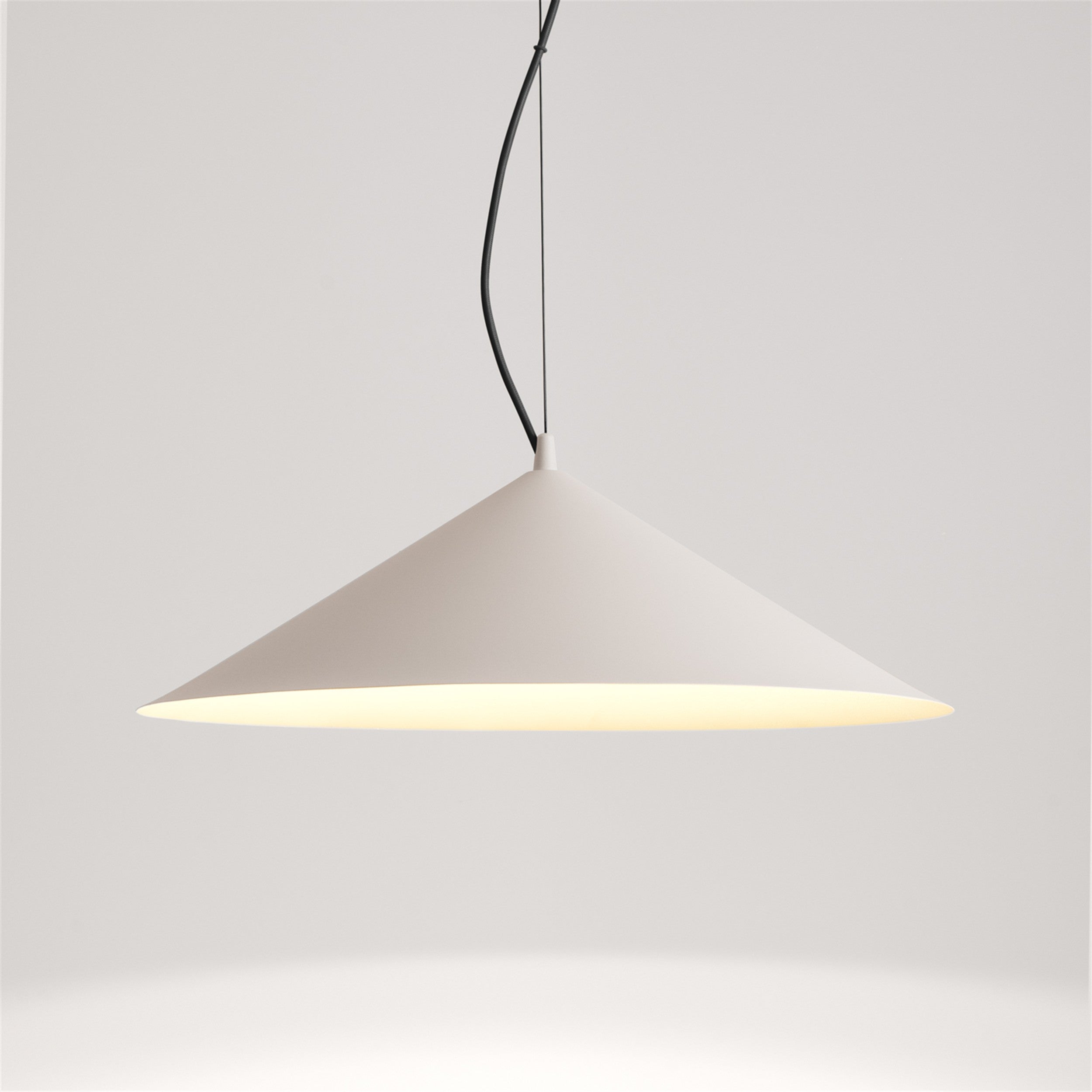 Lampa wisząca Fint LED beżowa