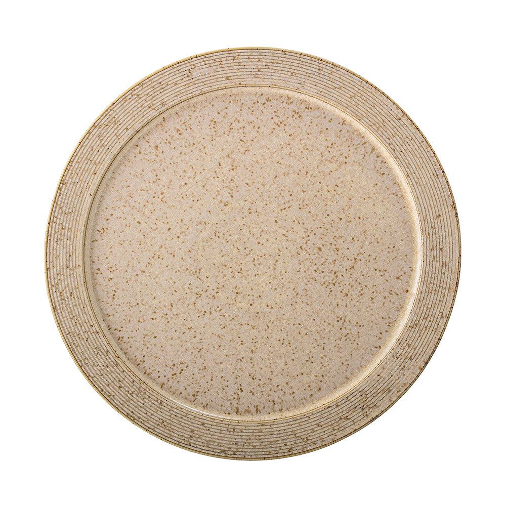 Talerz Bloomingville Qume z kamionki średnica 27 cm