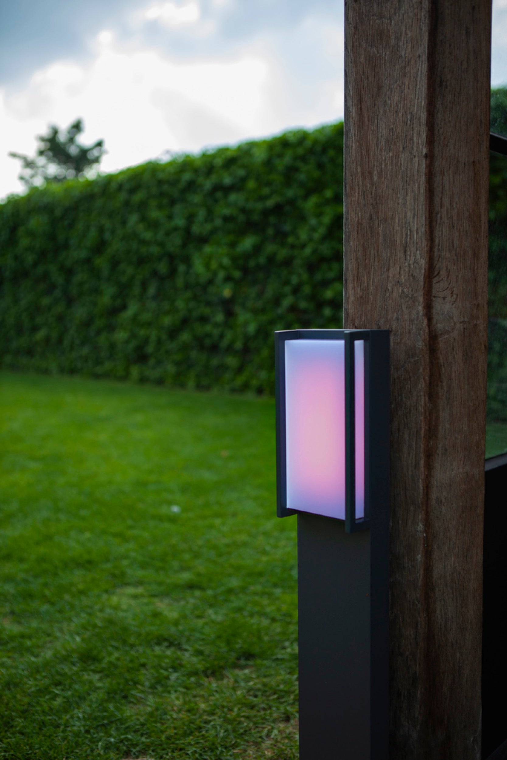 Lampa ogrodowa Qubo LED antracytowa