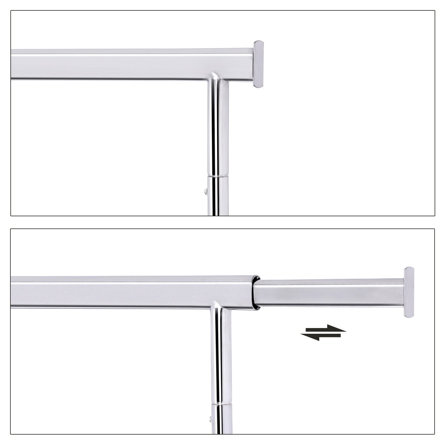Wieszak mobilny Corle 92-132 cm
