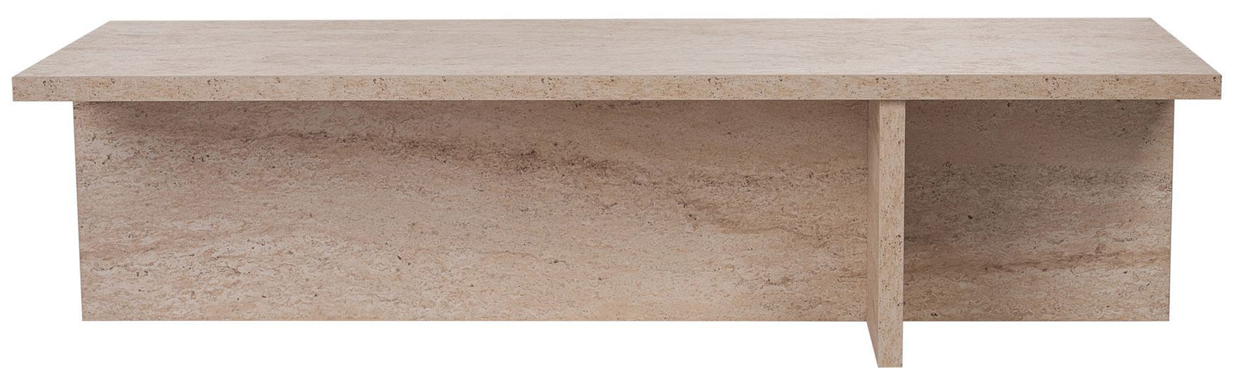 Stolik kawowy Kiasma 120x45 cm trawertyn
