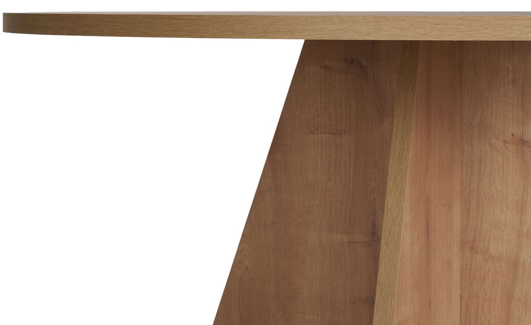 Stół okrągły do jadalni Decussio 120 cm dąb naturalny