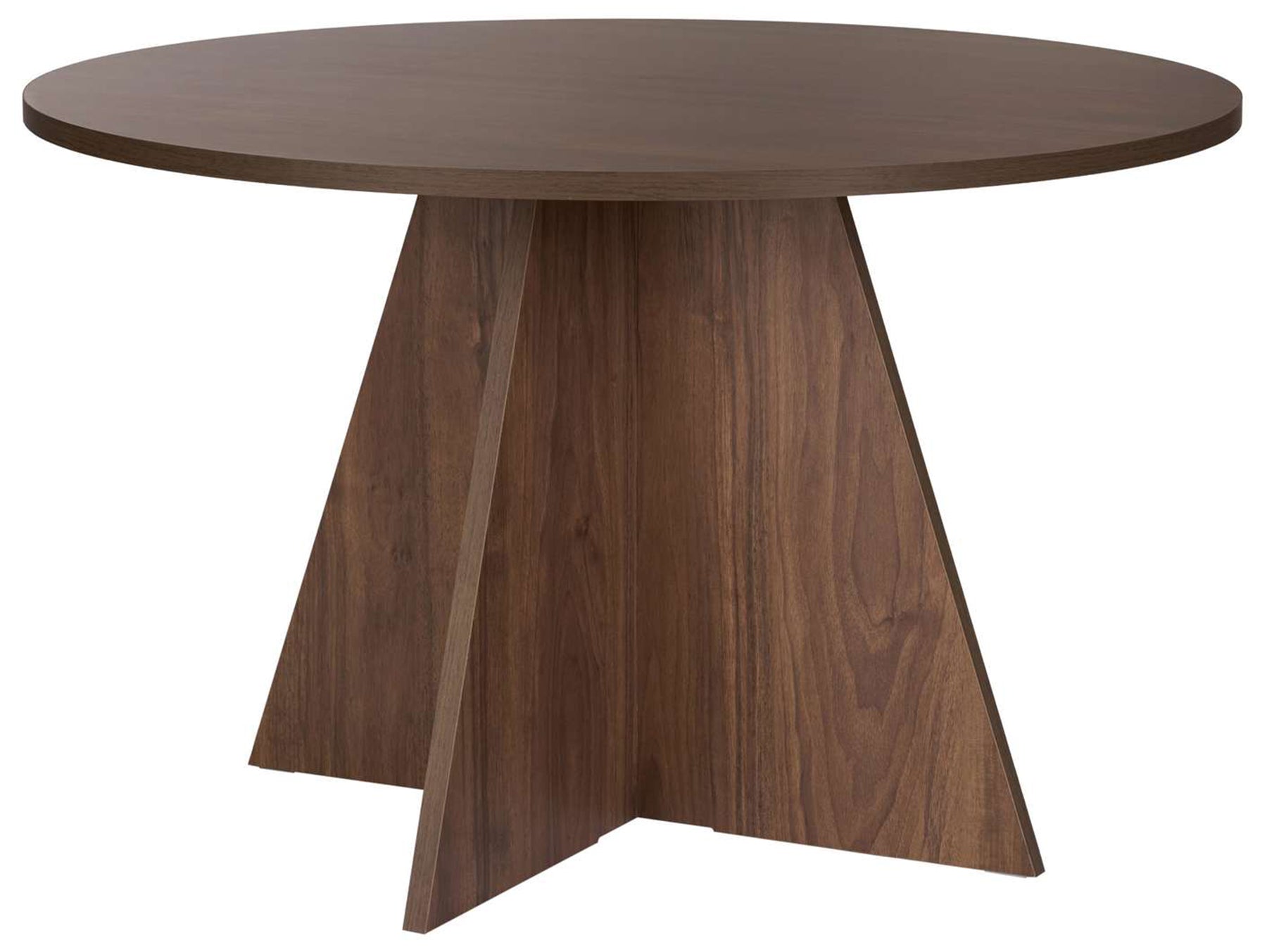 Stół okrągły do jadalni Decussio 120 cm orzech