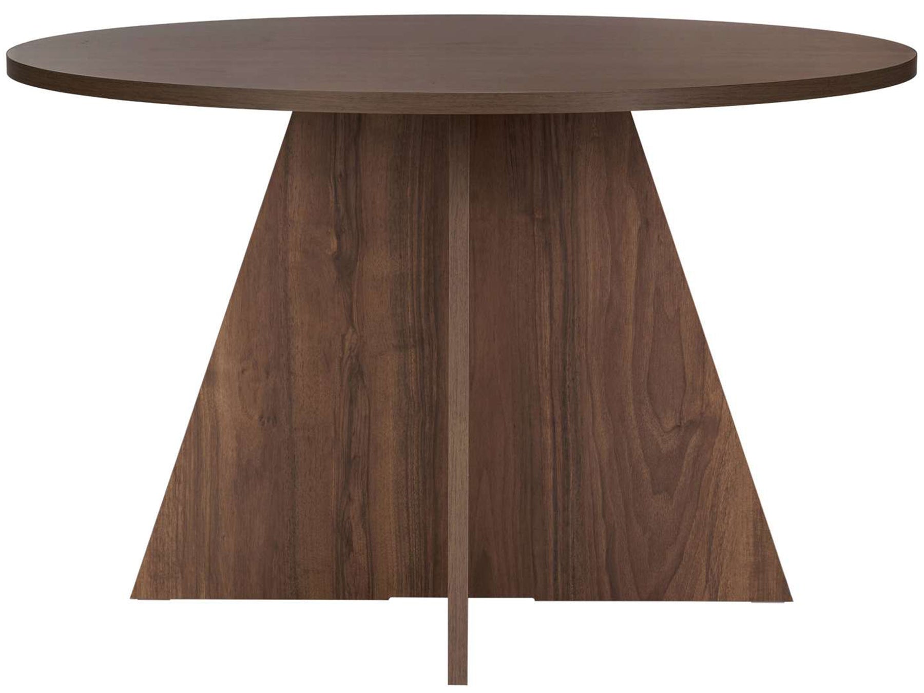 Stół okrągły do jadalni Decussio 120 cm orzech